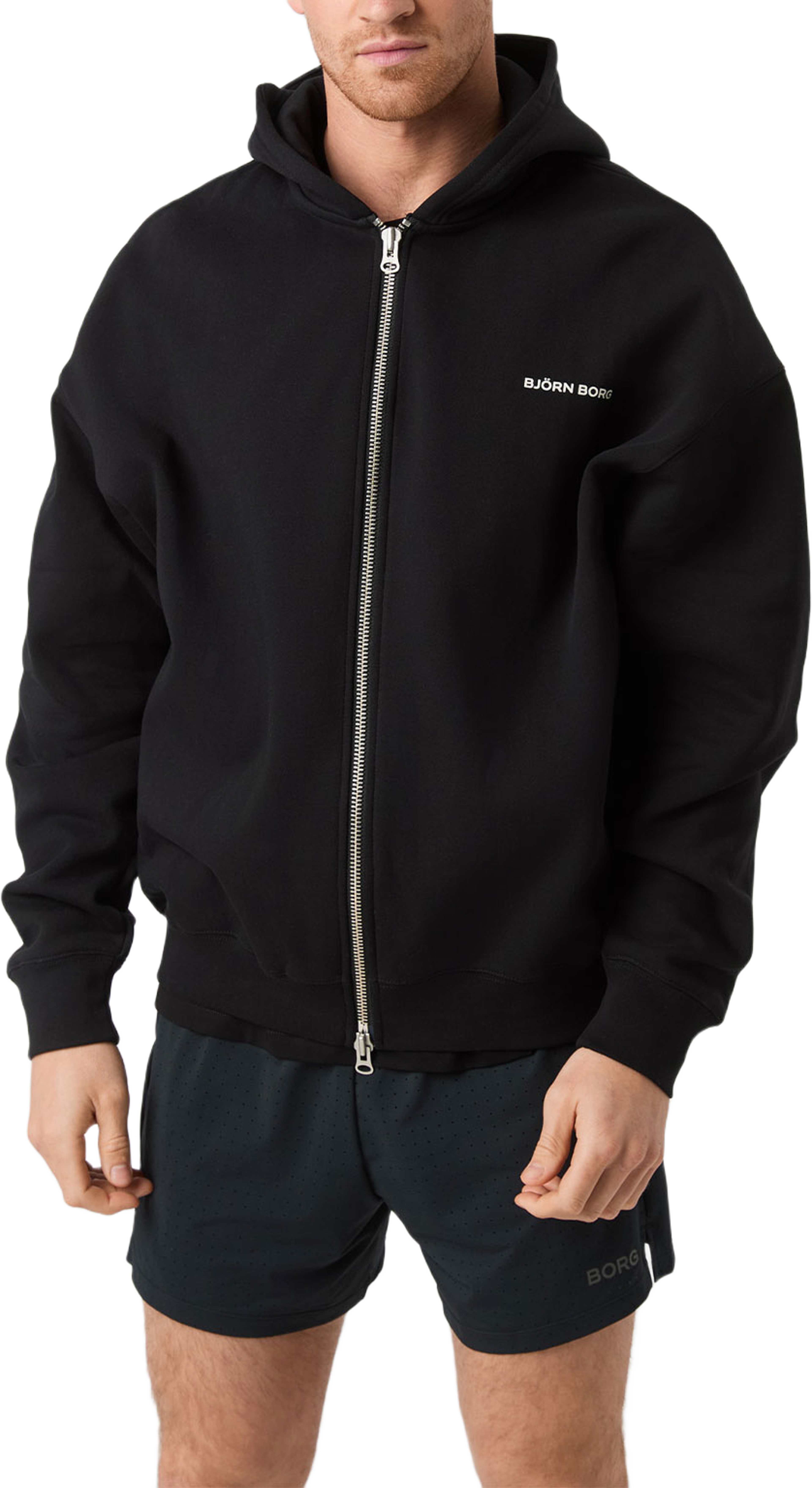 Borg Oversized Zip Hoodie