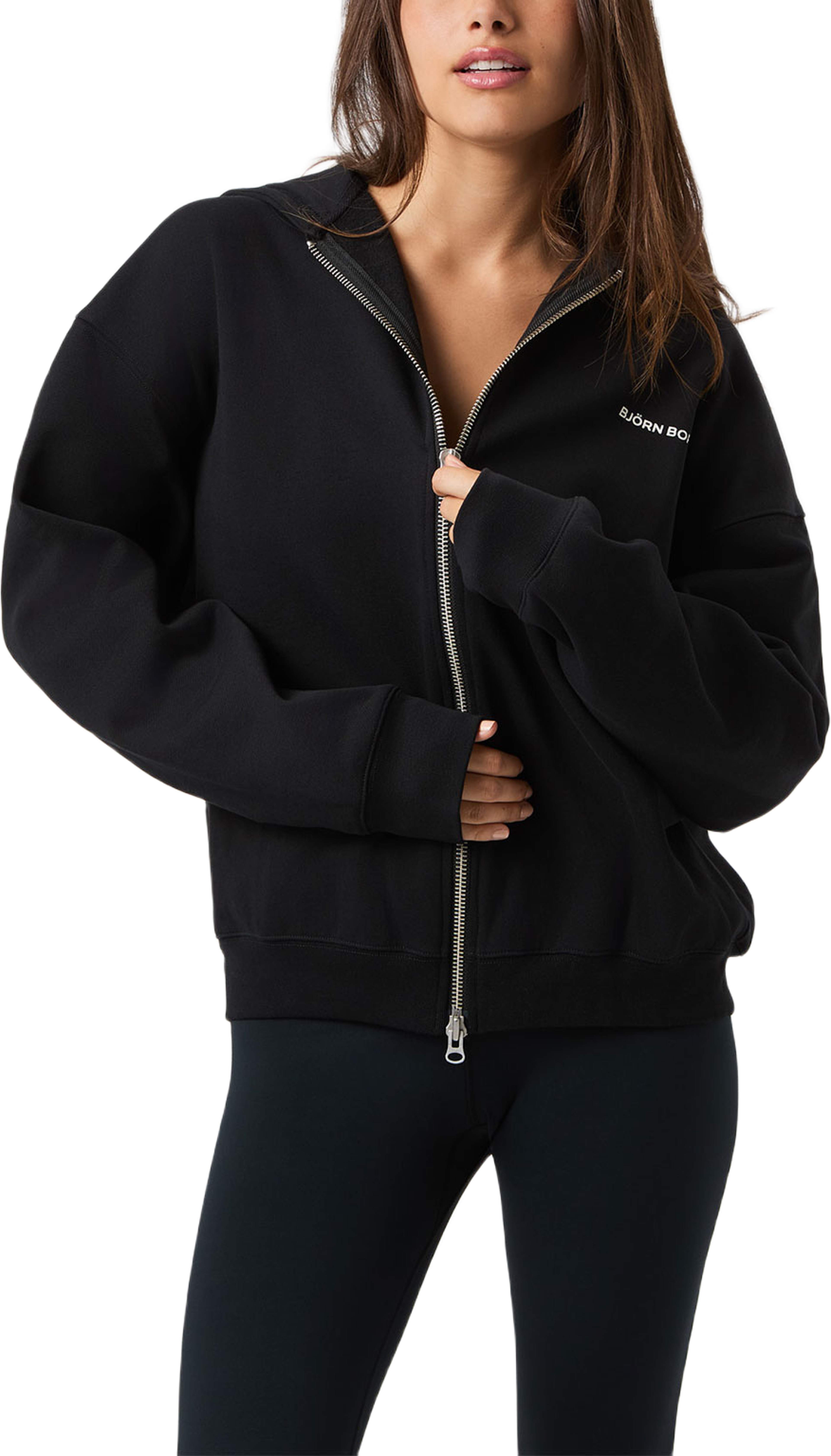 Borg Oversized Zip Hoodie