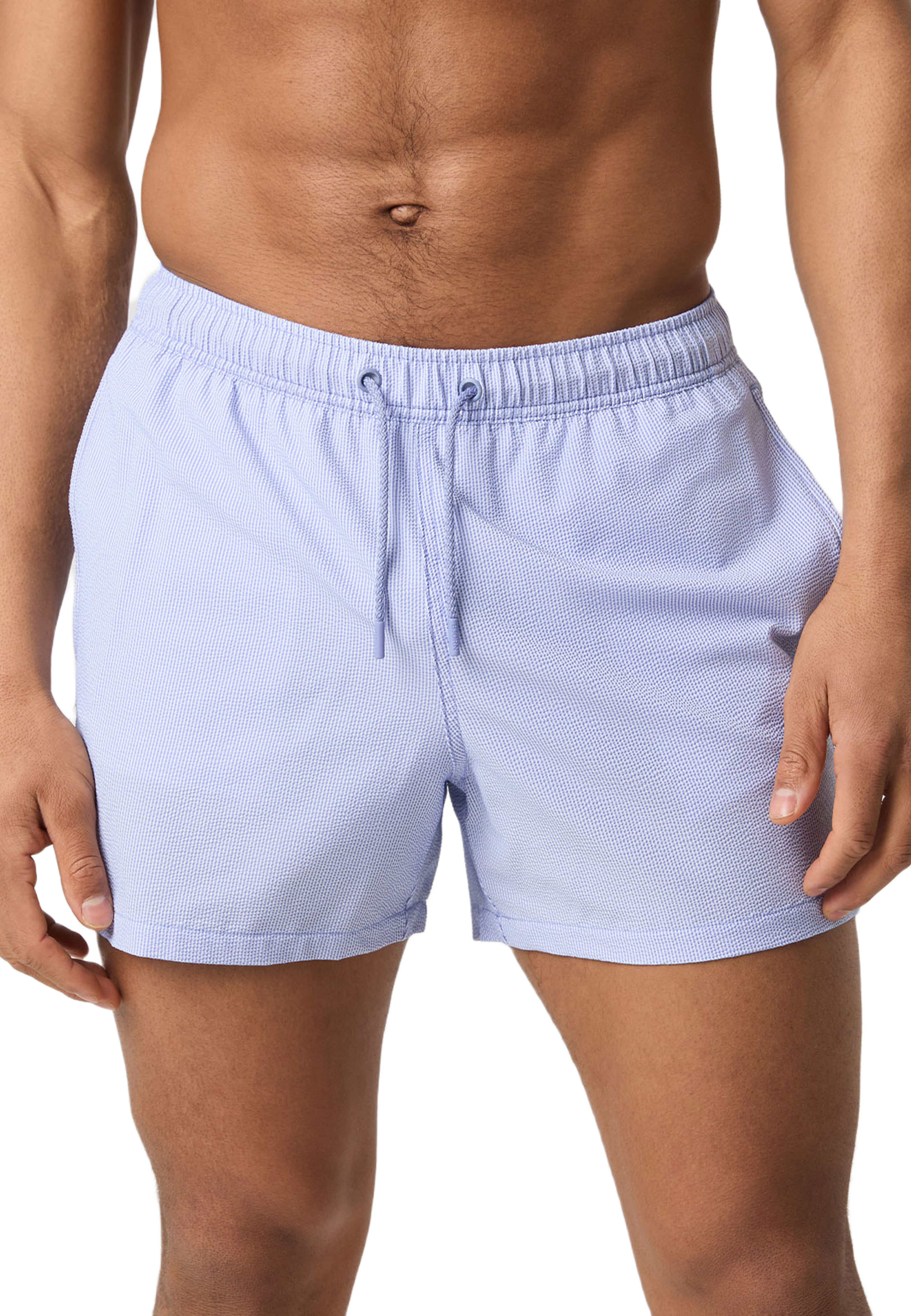 Borg Seersucker Swim Shorts