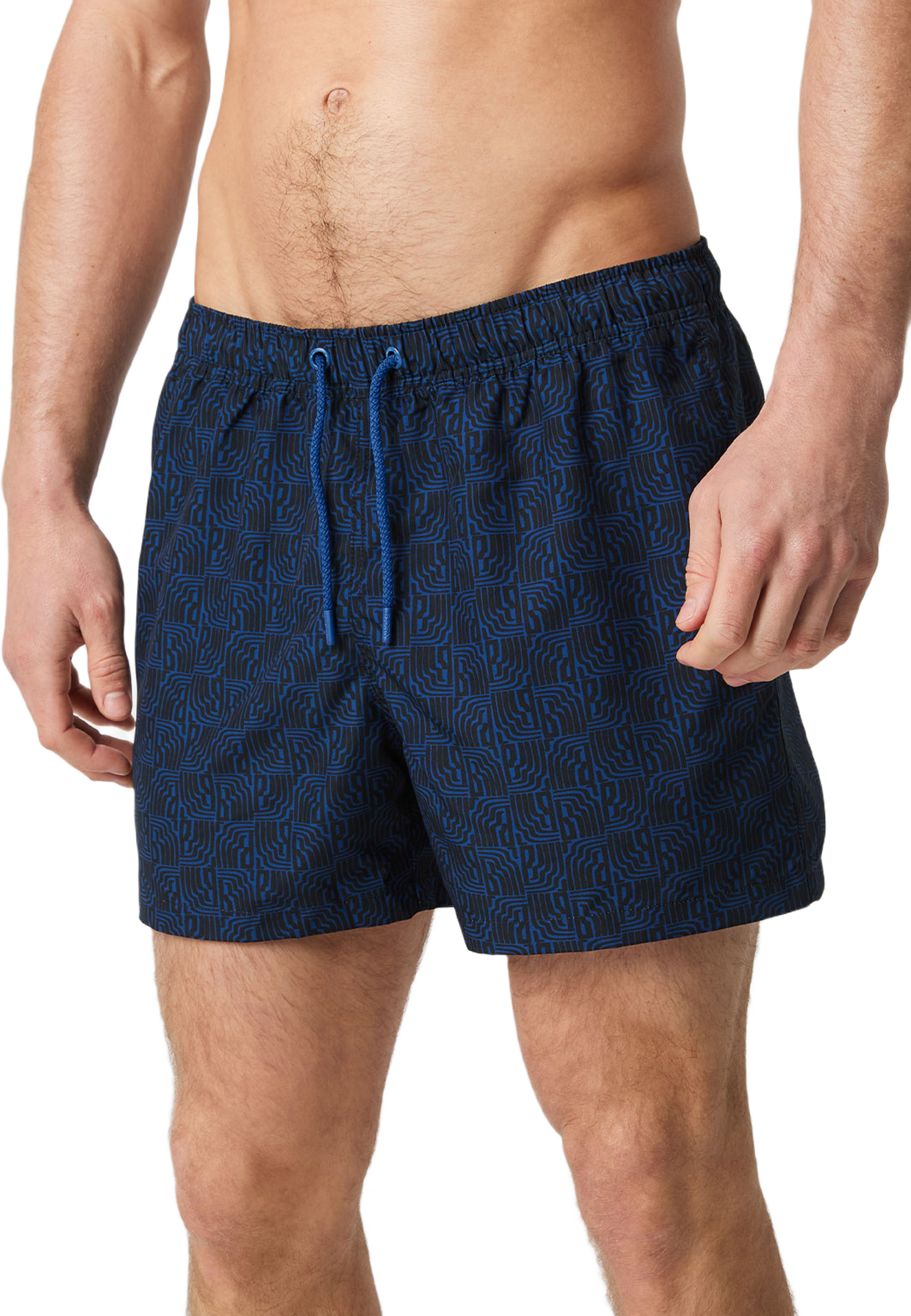 Borg Print Swim Shorts