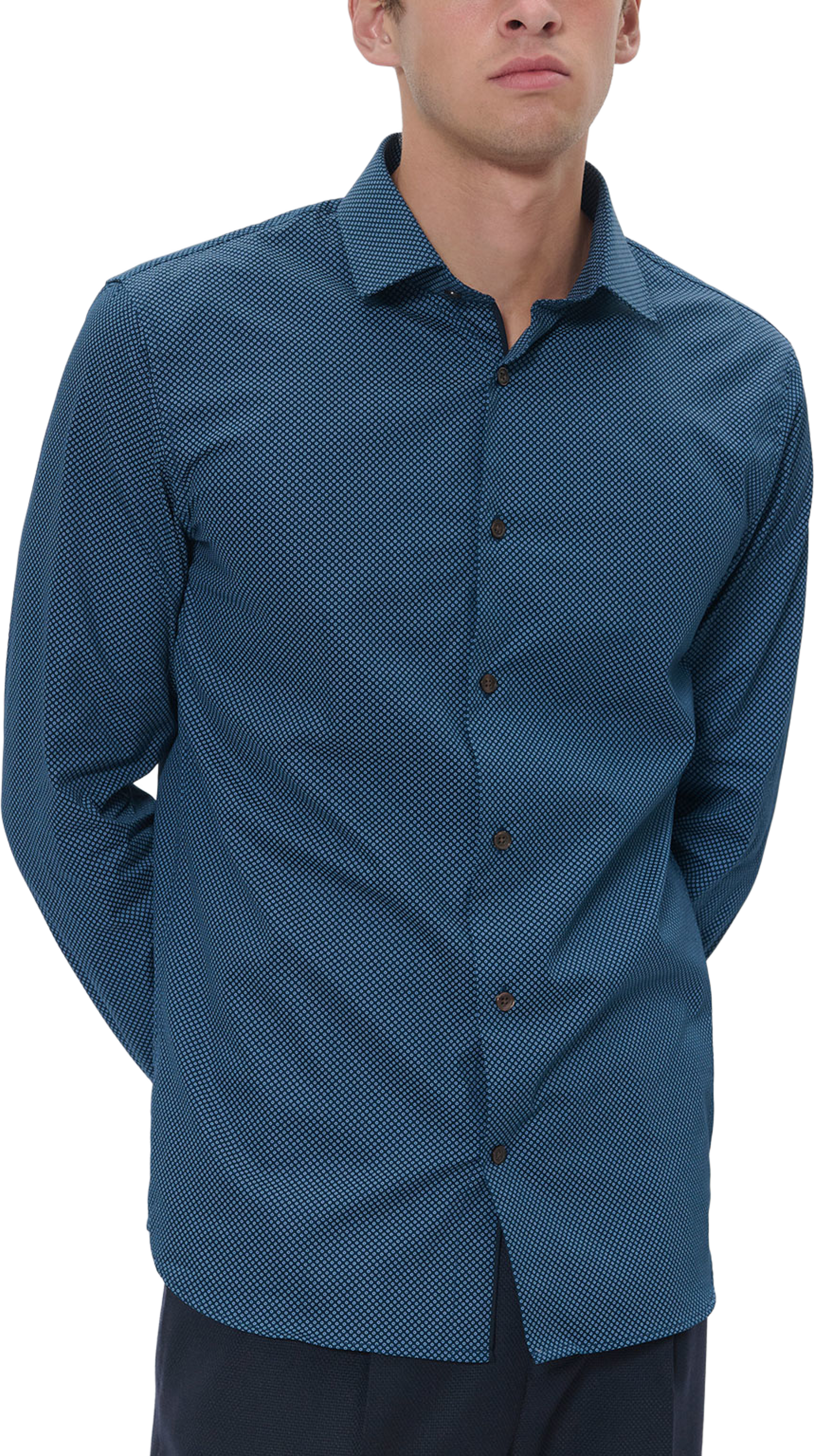 MAtrostol BN Shirt, från Matinique, i färgen Dark Navy. Klicka för att öppna bilden i stort format