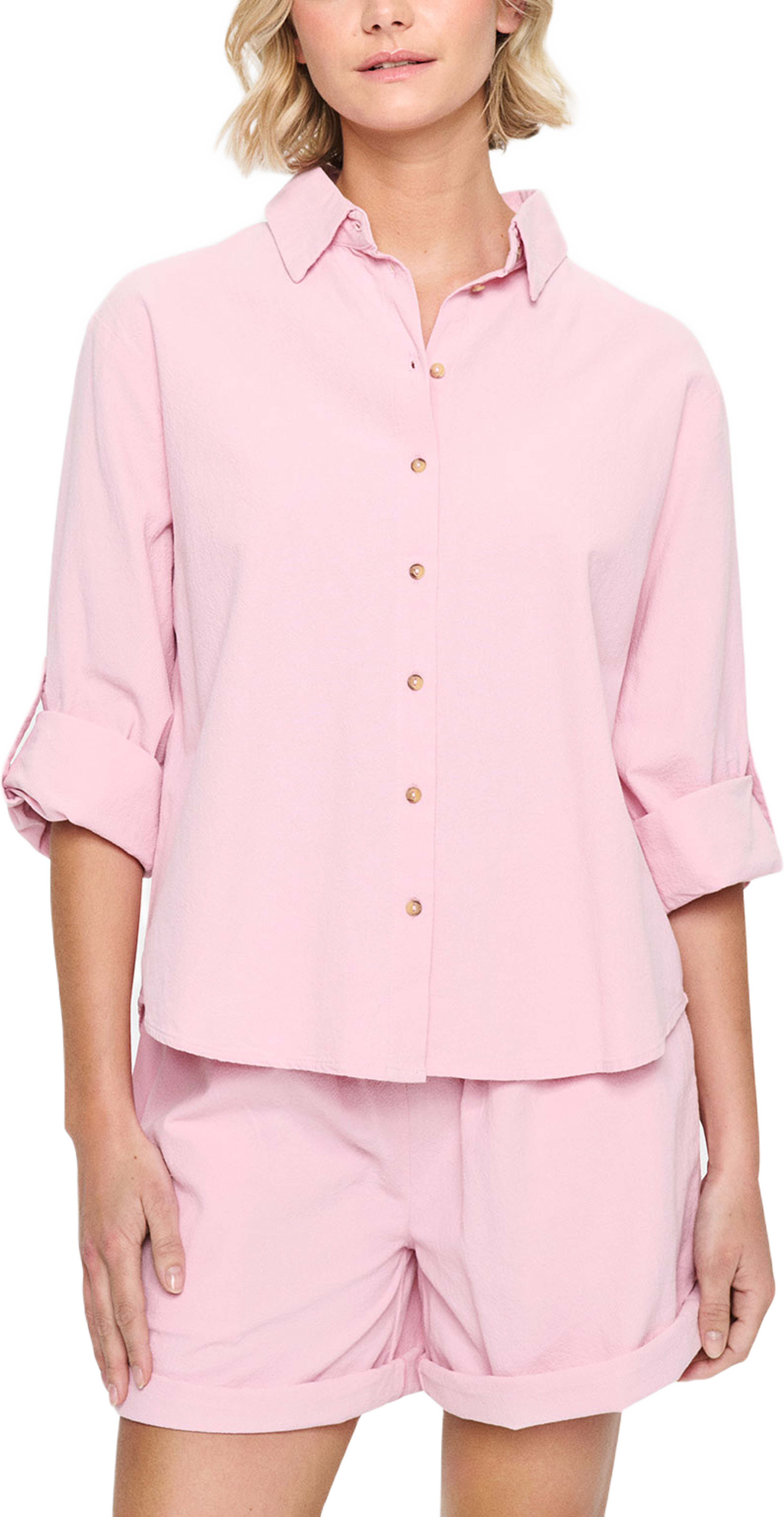 Zalinda SZ Shirt, från Saint Tropez, i färgen Pink Nectar. Klicka för att öppna bilden i stort format