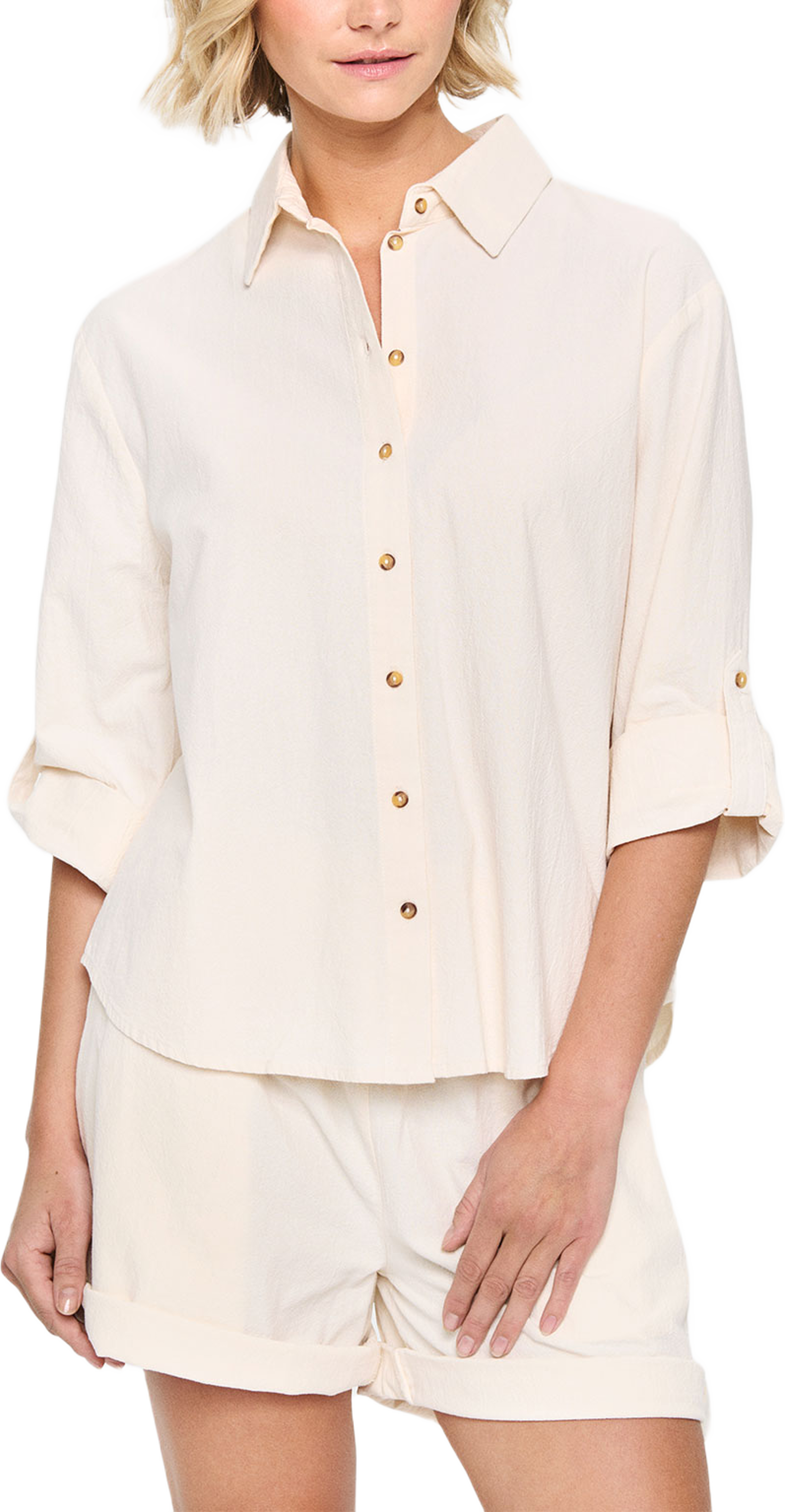 Zalinda SZ Shirt, från Saint Tropez, i färgen Ice. Klicka för att öppna bilden i stort format