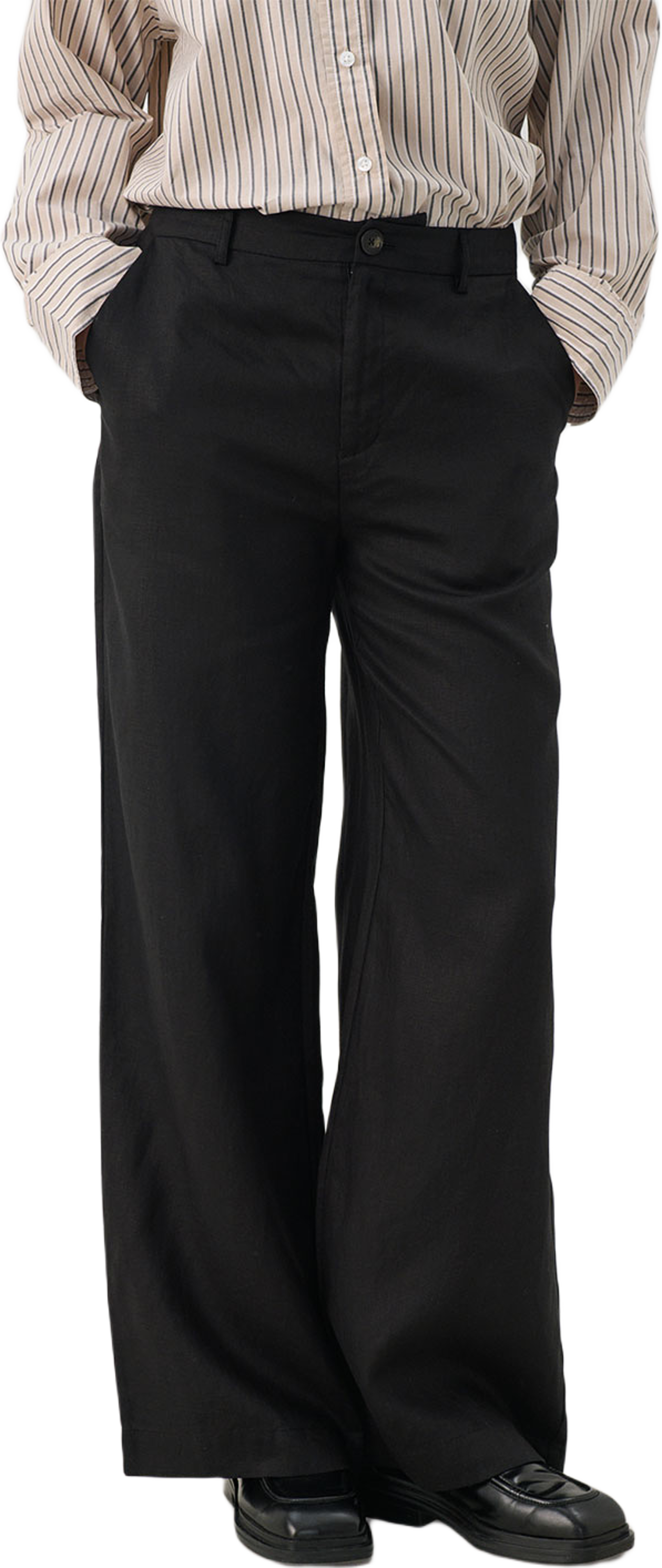 NinnesPW PA Trousers, från Part Two, i färgen Black. Klicka för att öppna bilden i stort format