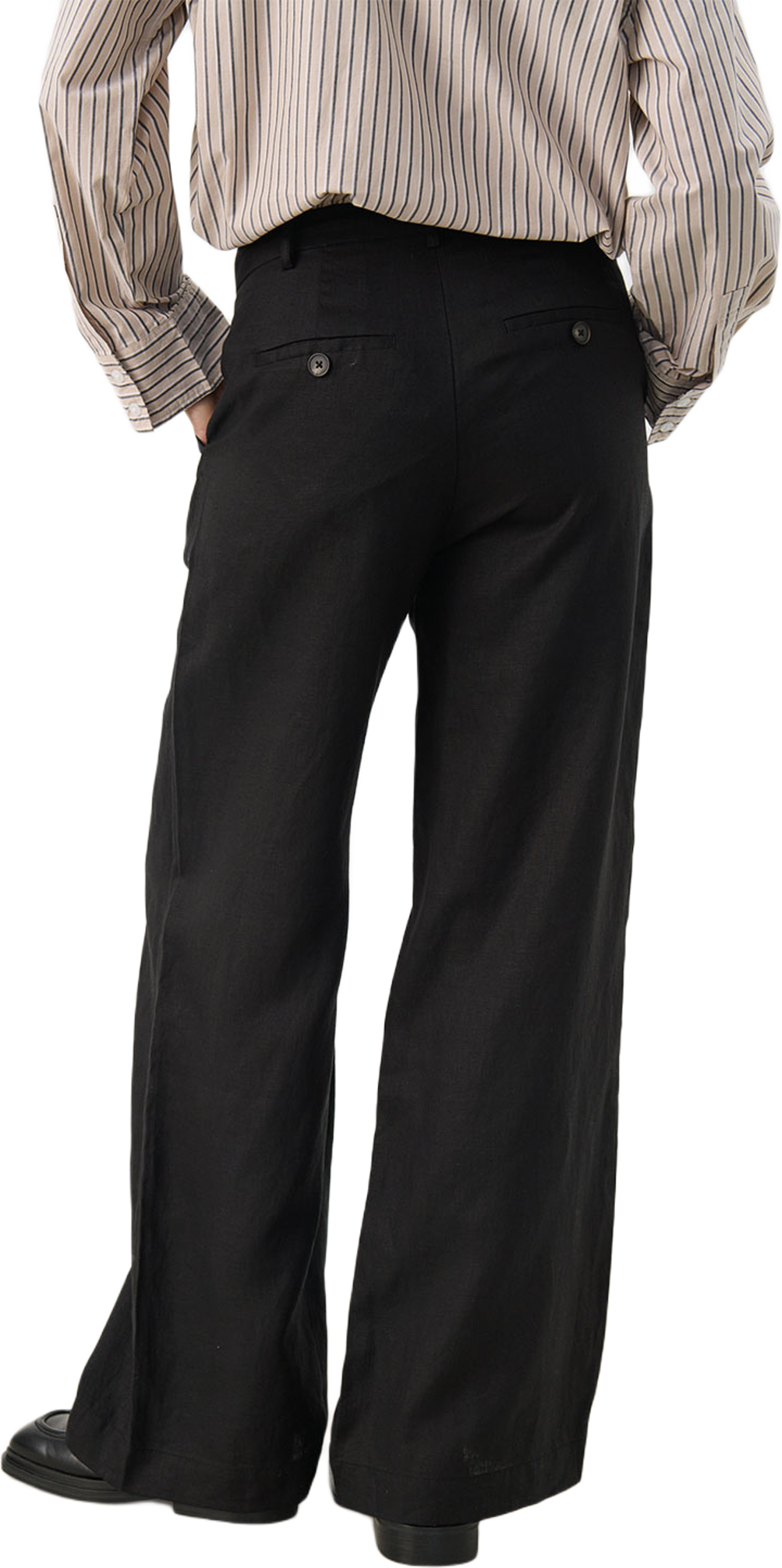 NinnesPW PA Trousers, från Part Two, i färgen Black. Klicka för att öppna bilden i stort format