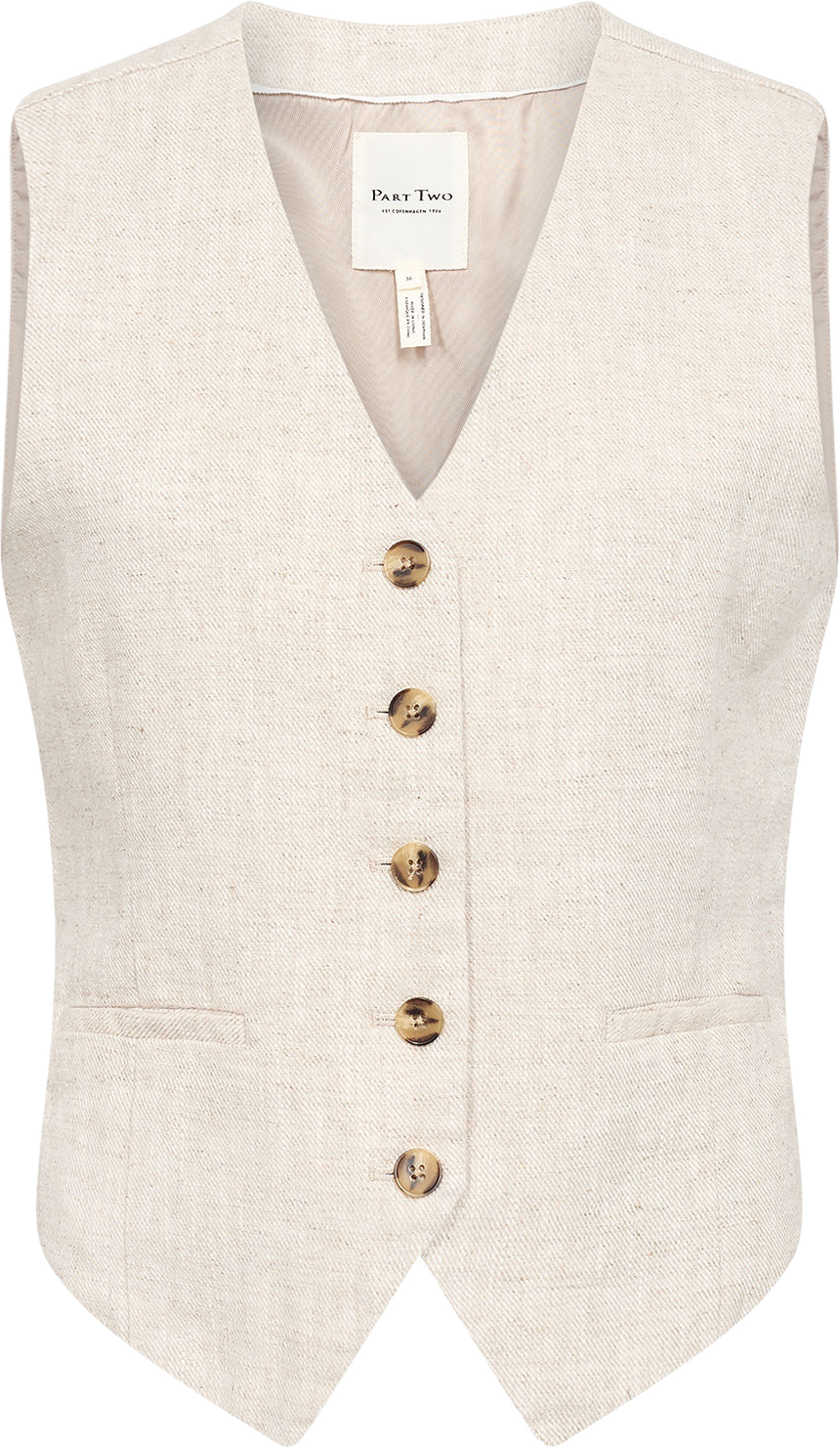 Nadhia PW WA Jacket, från Part Two, i färgen French Oak Melange. Klicka för att öppna bilden i stort format