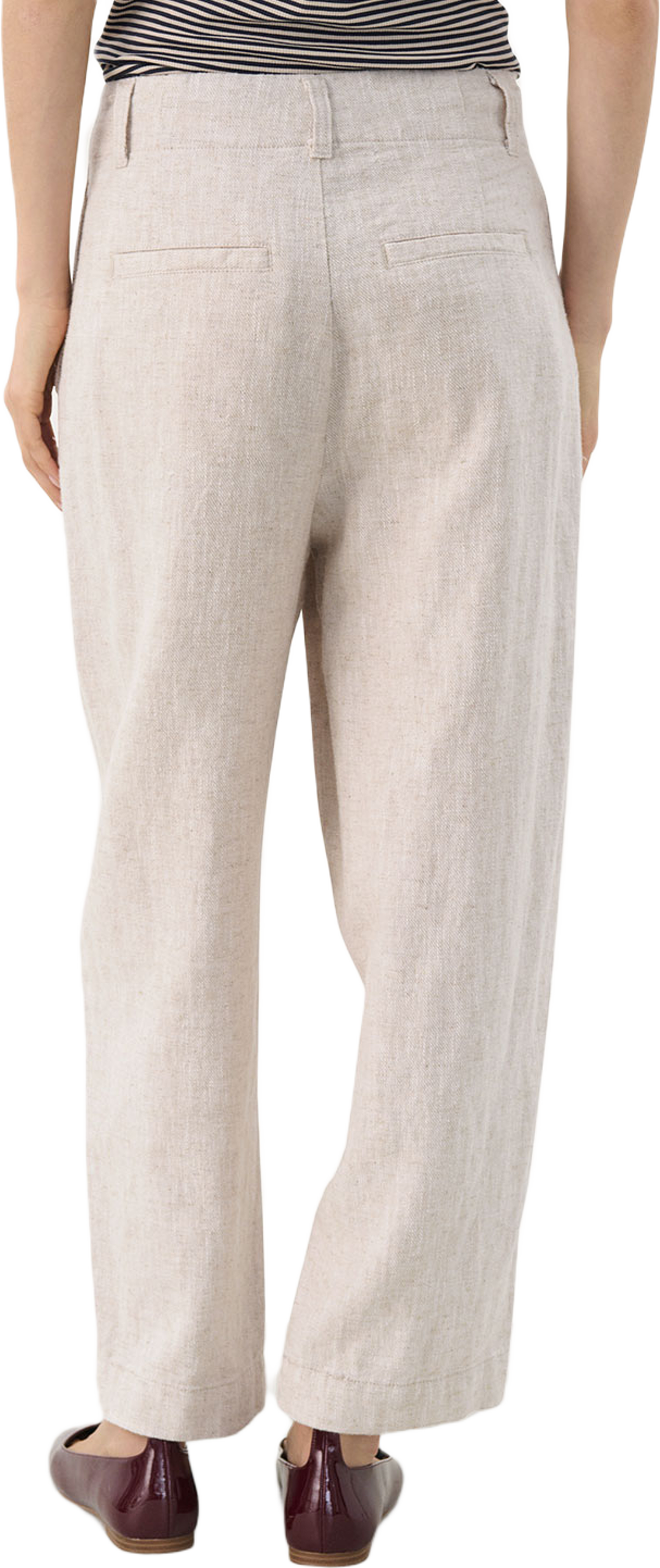 Nettas PW PA Trouser, från Part Two, i färgen French Oak Melange. Klicka för att öppna bilden i stort format