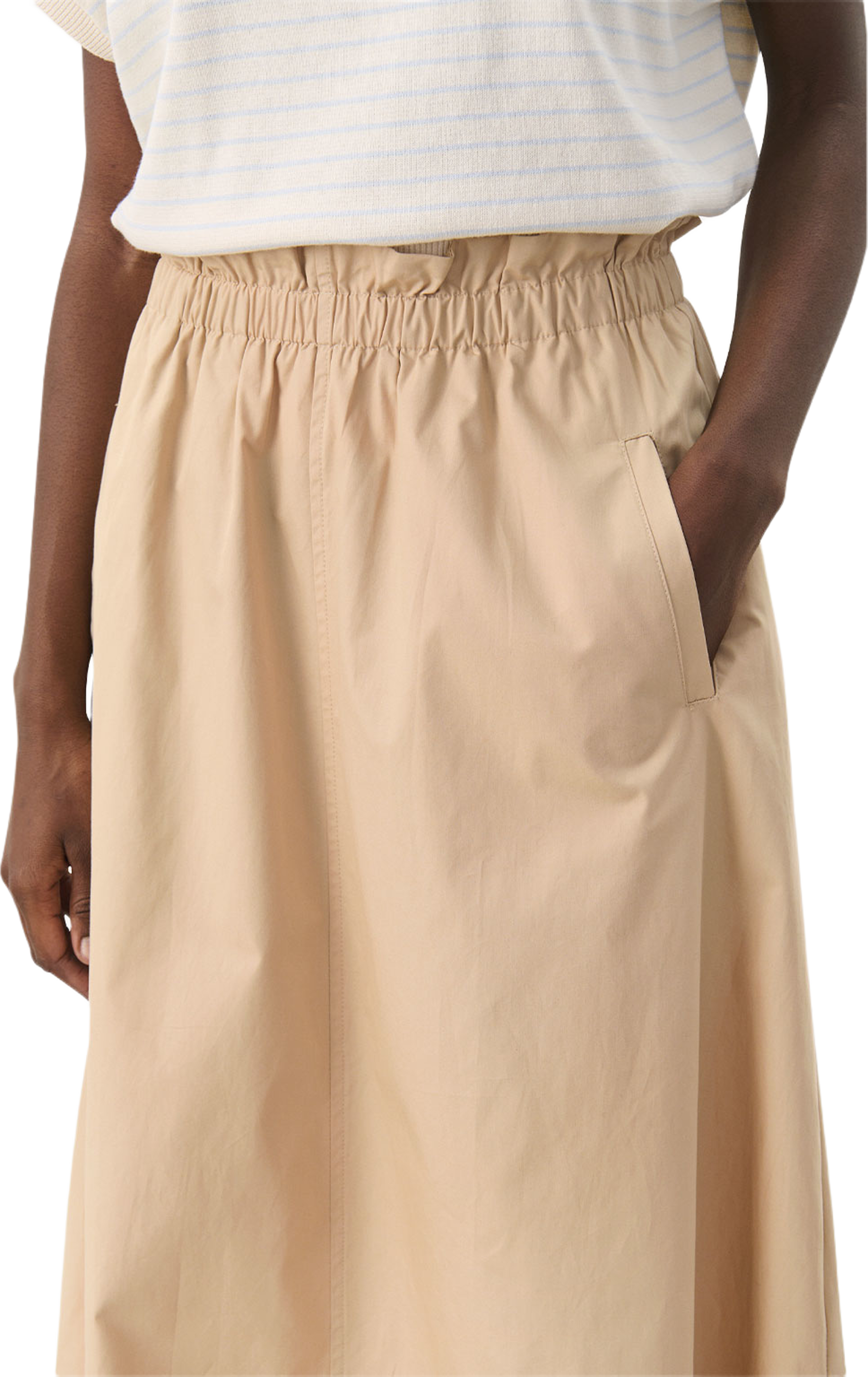 GesinasPW T-shirt, från Part Two, i färgen Eggnog W Gold Dot Print. Klicka för att öppna bilden i stort format