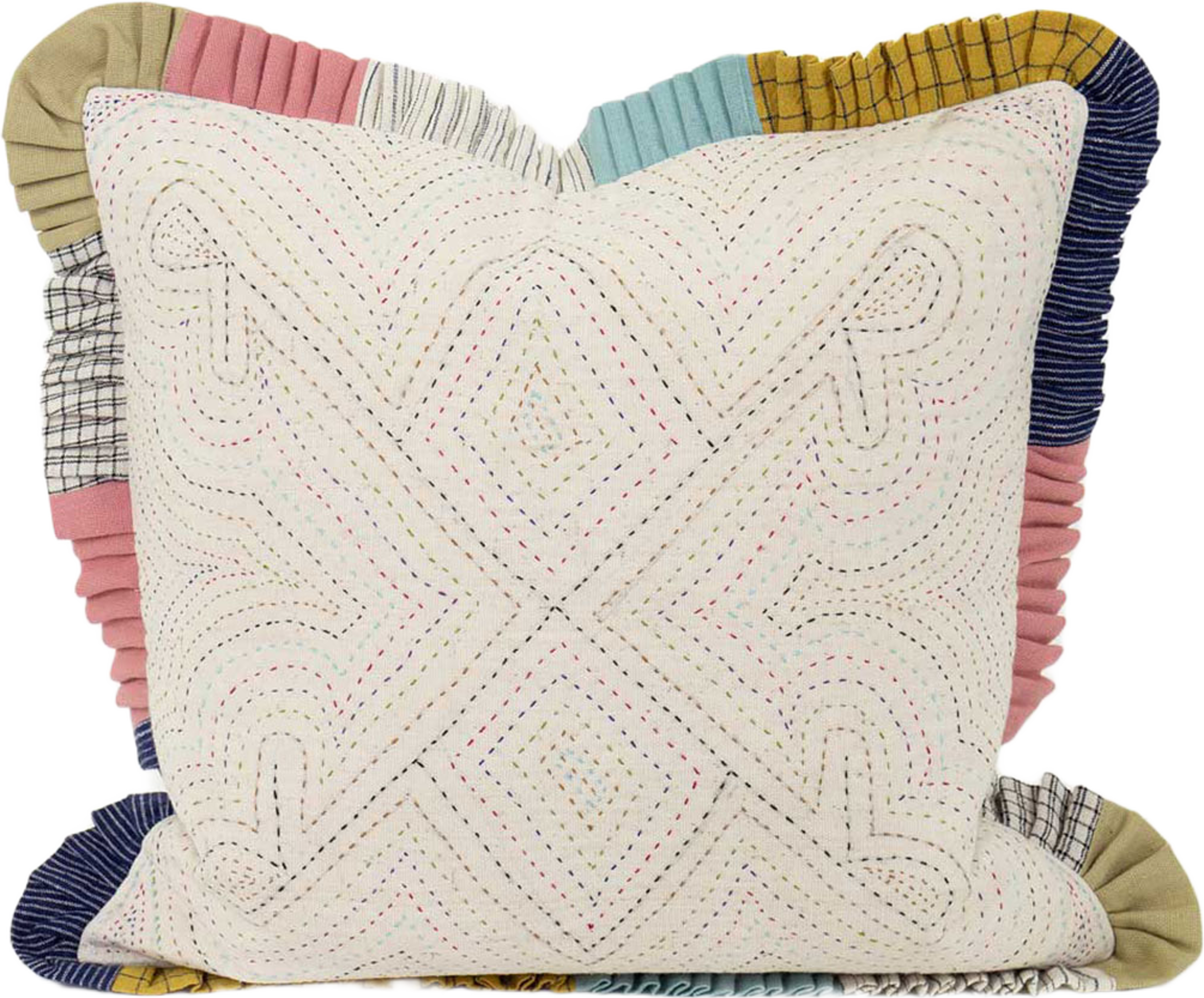 Patch Flounce Kuddfodral 40X40 cm