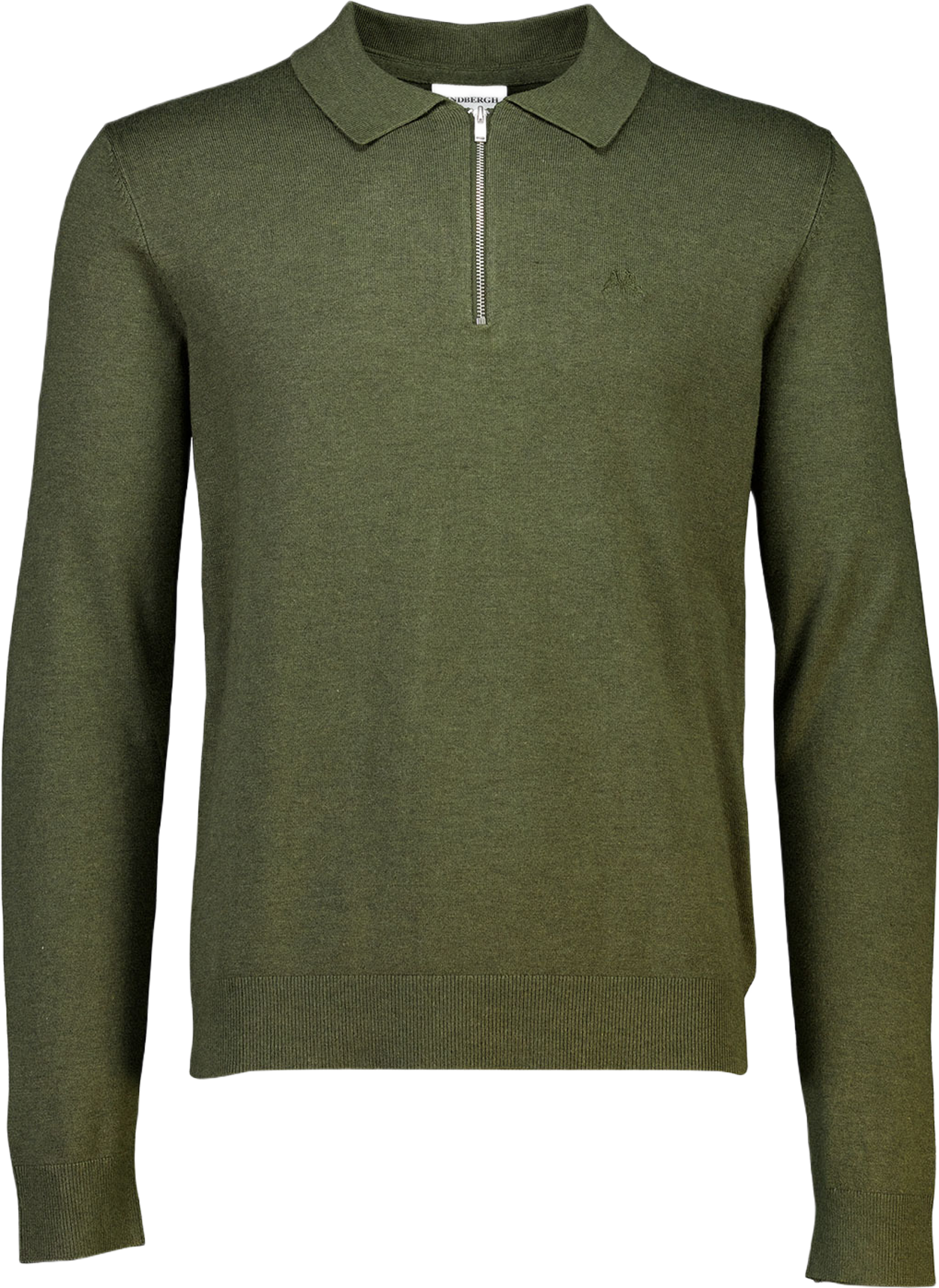 Ecovero L/S zip polo