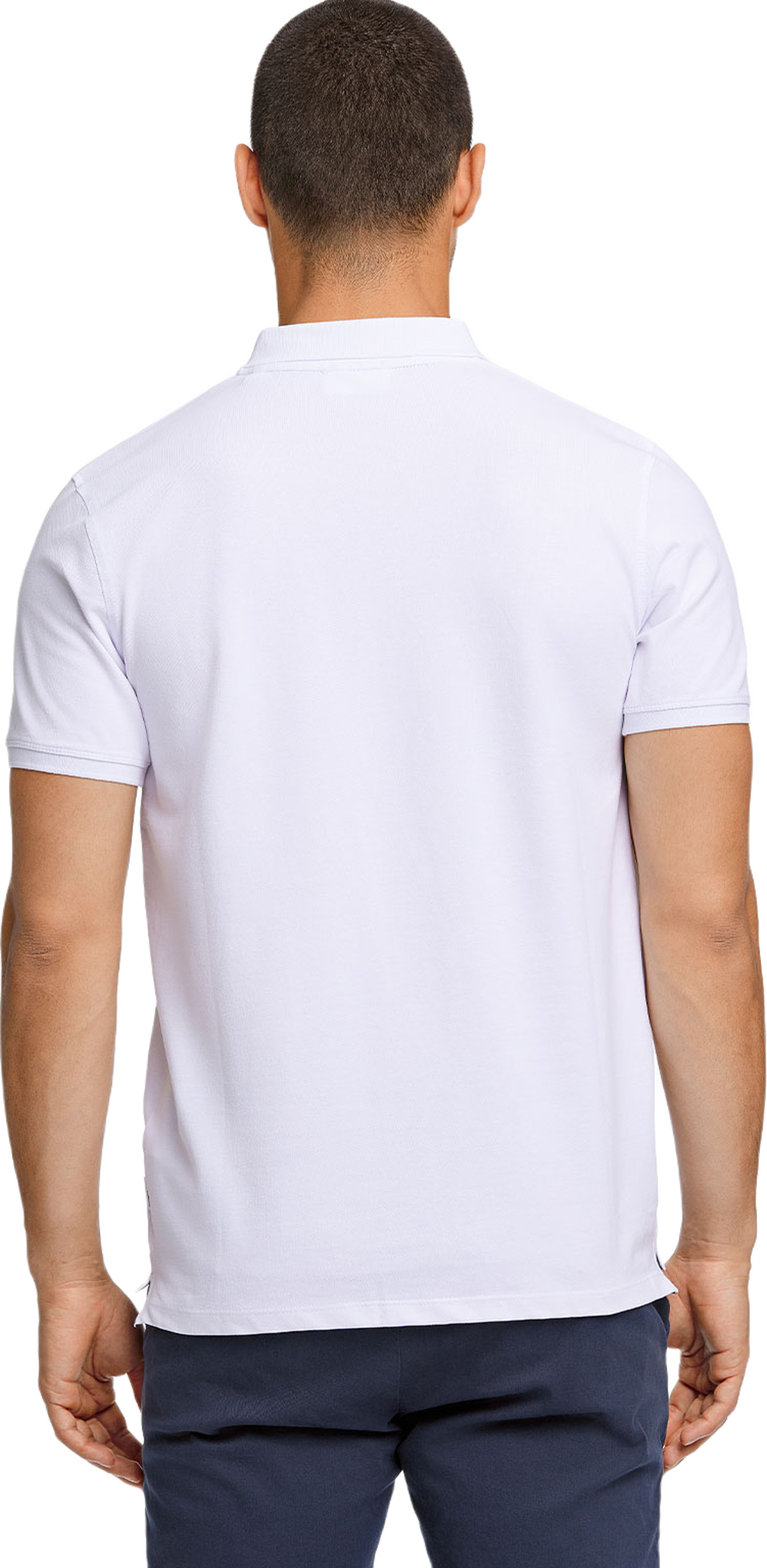 Polo shirt w. zip neck