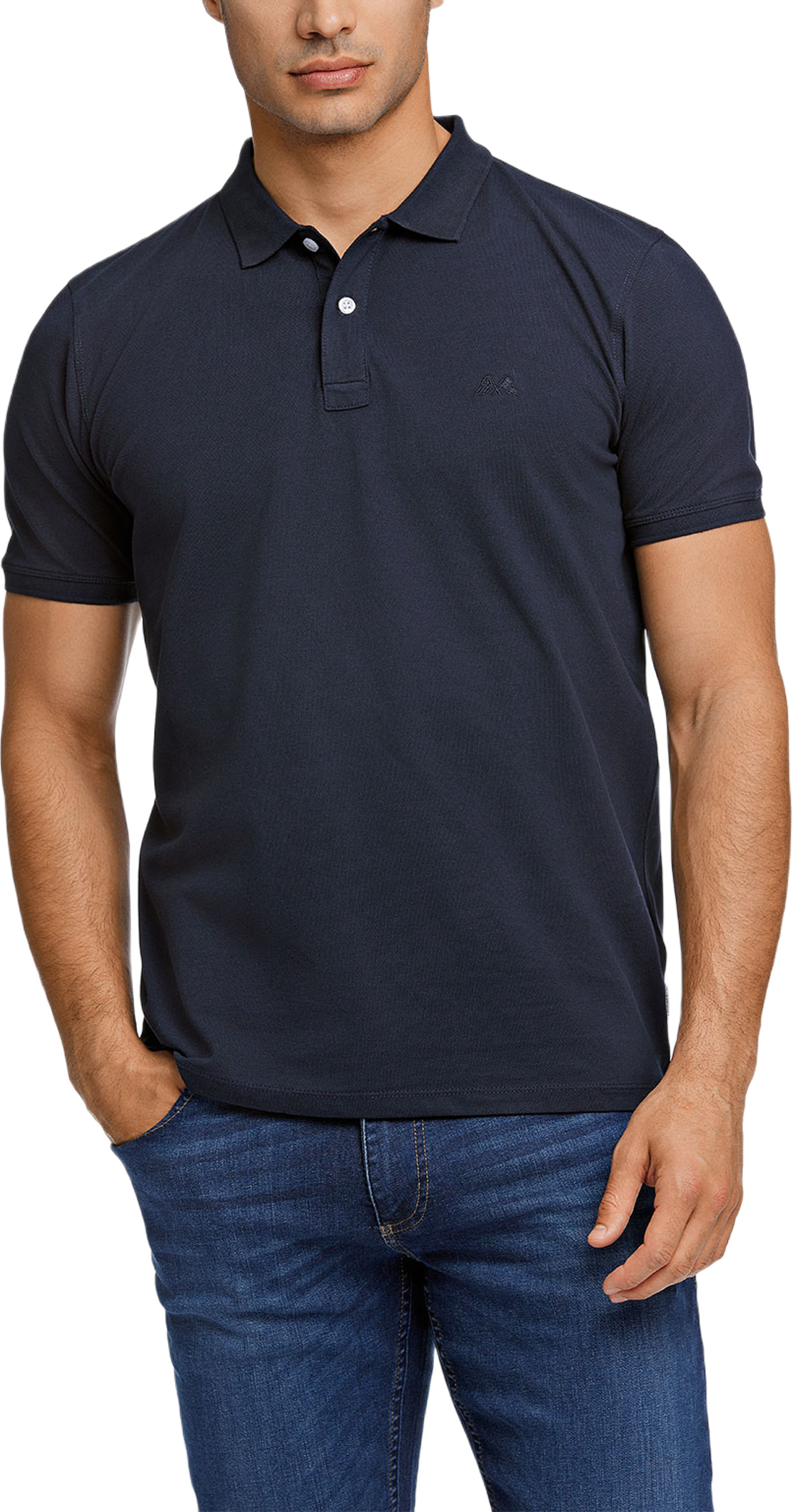Polo shirt w. zip neck