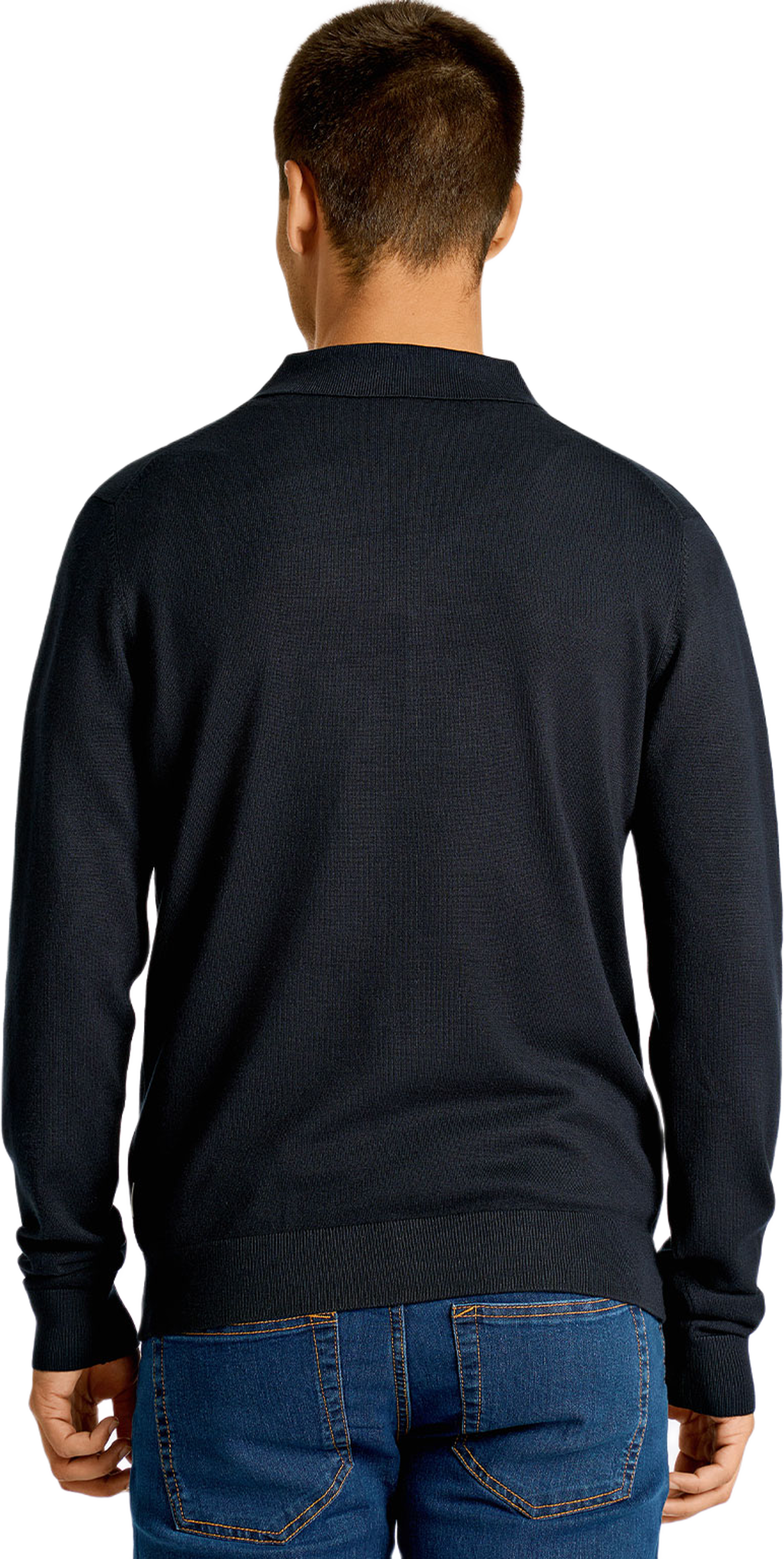 Ecovero L/S zip polo