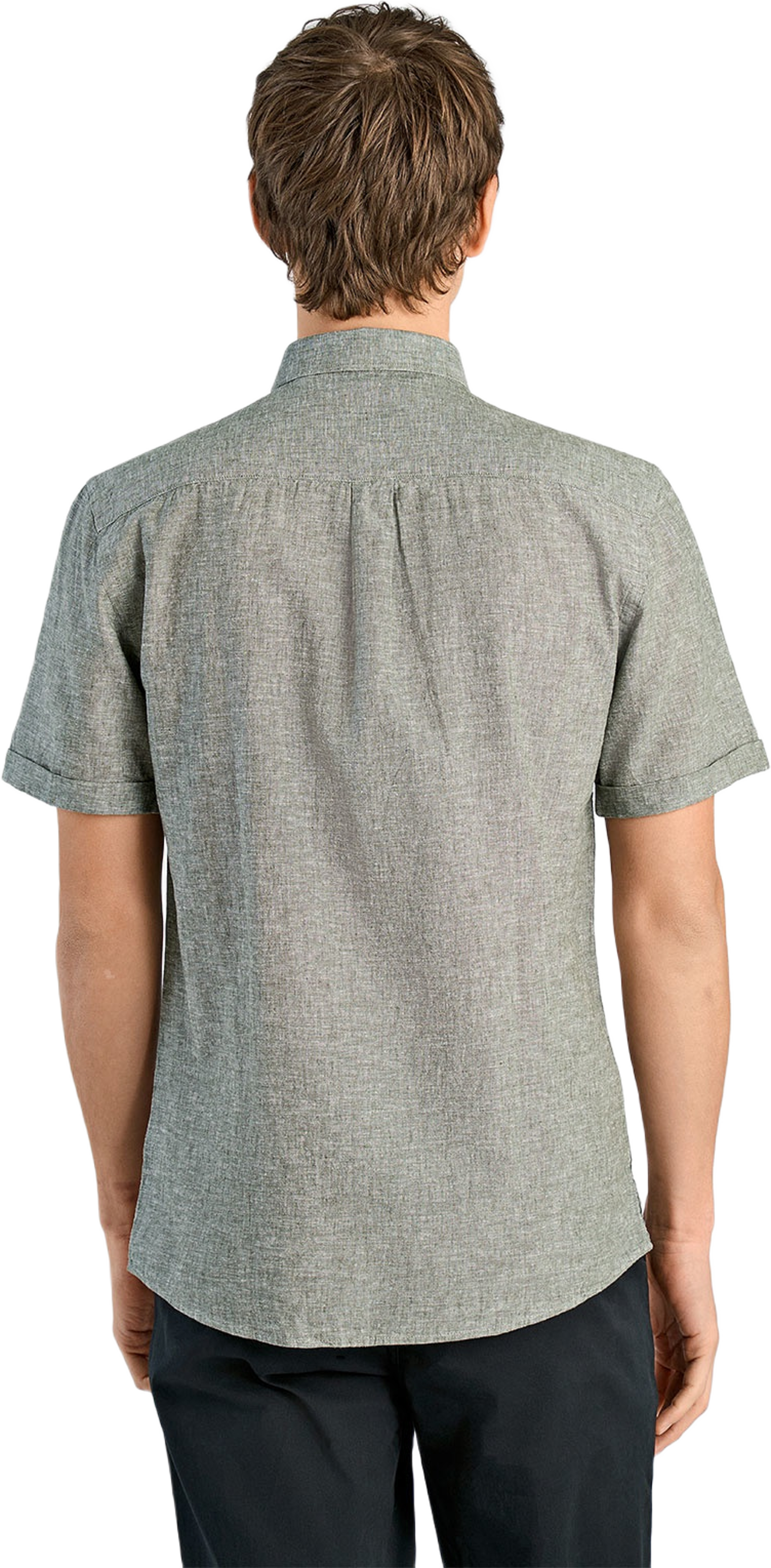 Cotton/linen shirt S/S