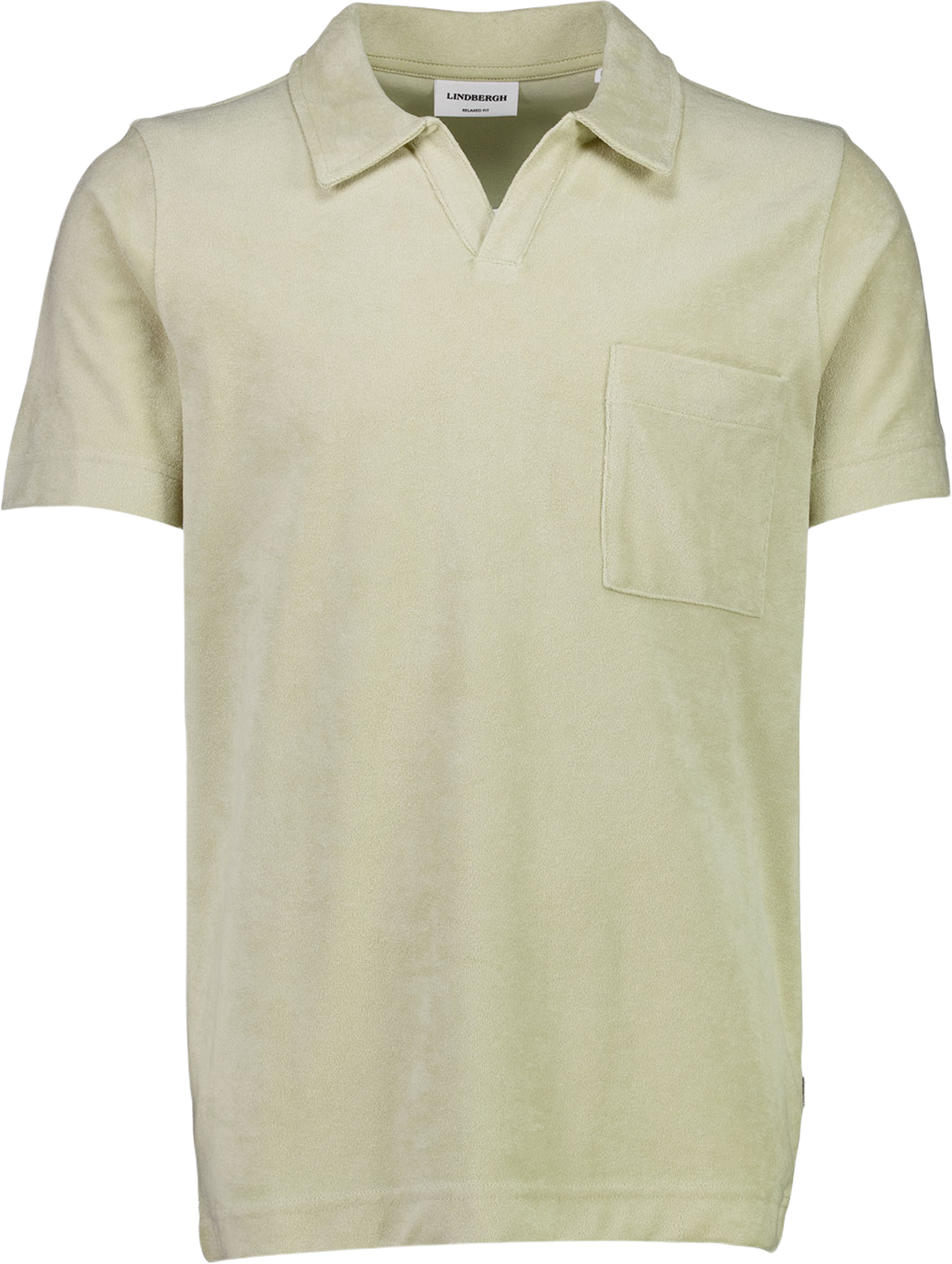 Towel v-neck polo S/S