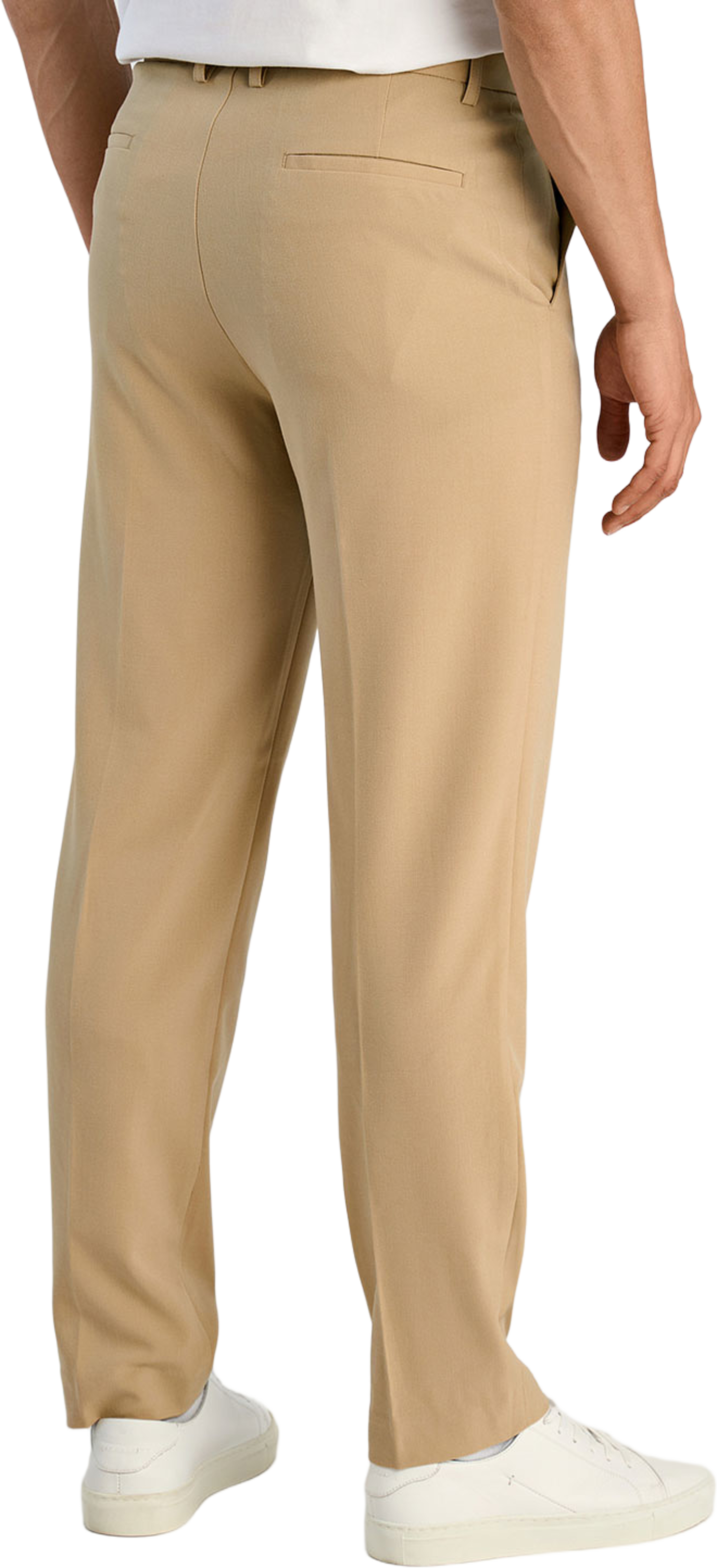 Relaxed Fit Formal Pants, från Lindbergh, i färgen Sand. Klicka för att öppna bilden i stort format