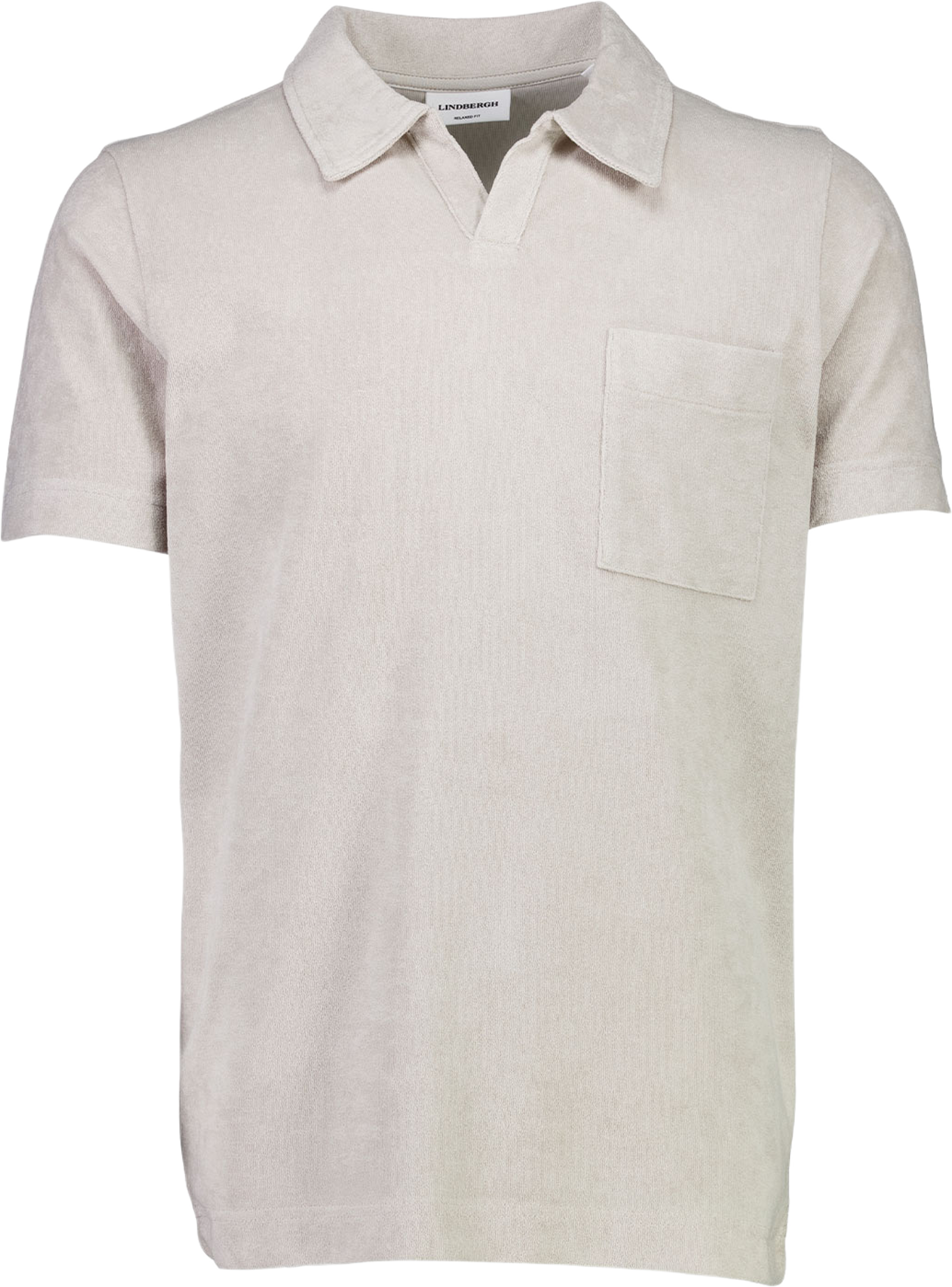Towel v-neck polo S/S