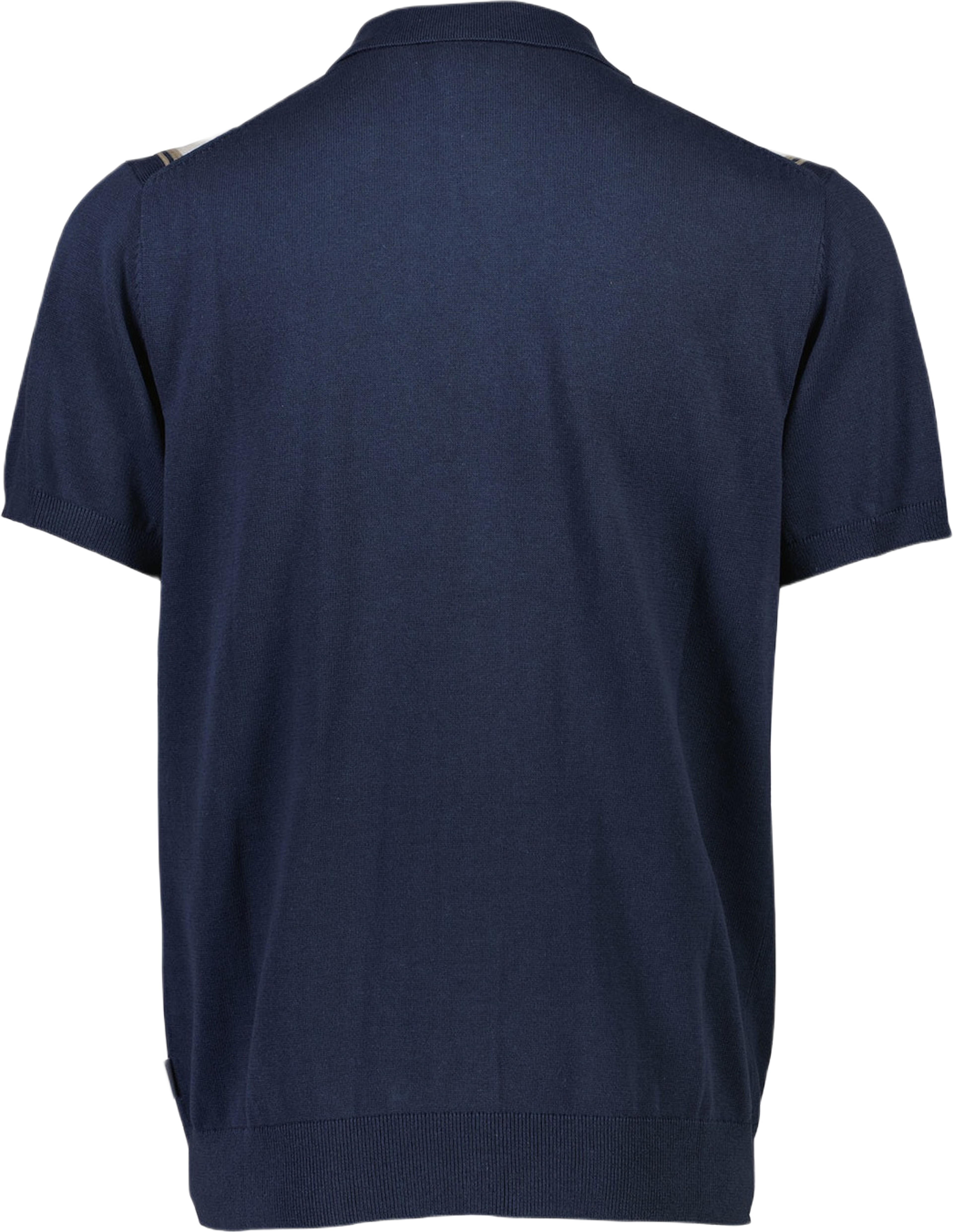 Knitted polo cardigan, från Lindbergh, i färgen Dk Blue. Klicka för att öppna bilden i stort format