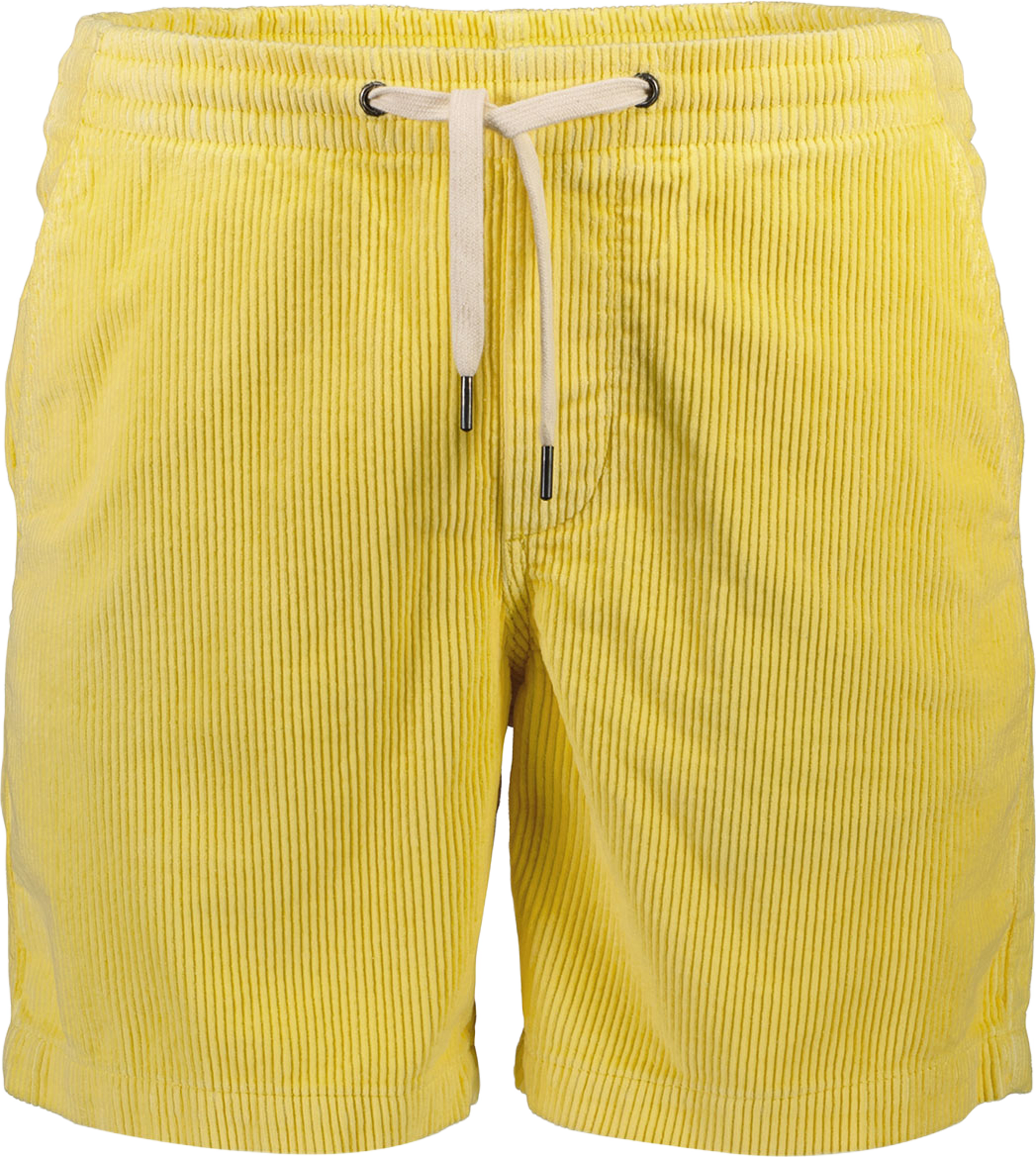 Corduroy Shorts, från Lindbergh, i färgen Pastel Yellow. Klicka för att öppna bilden i stort format