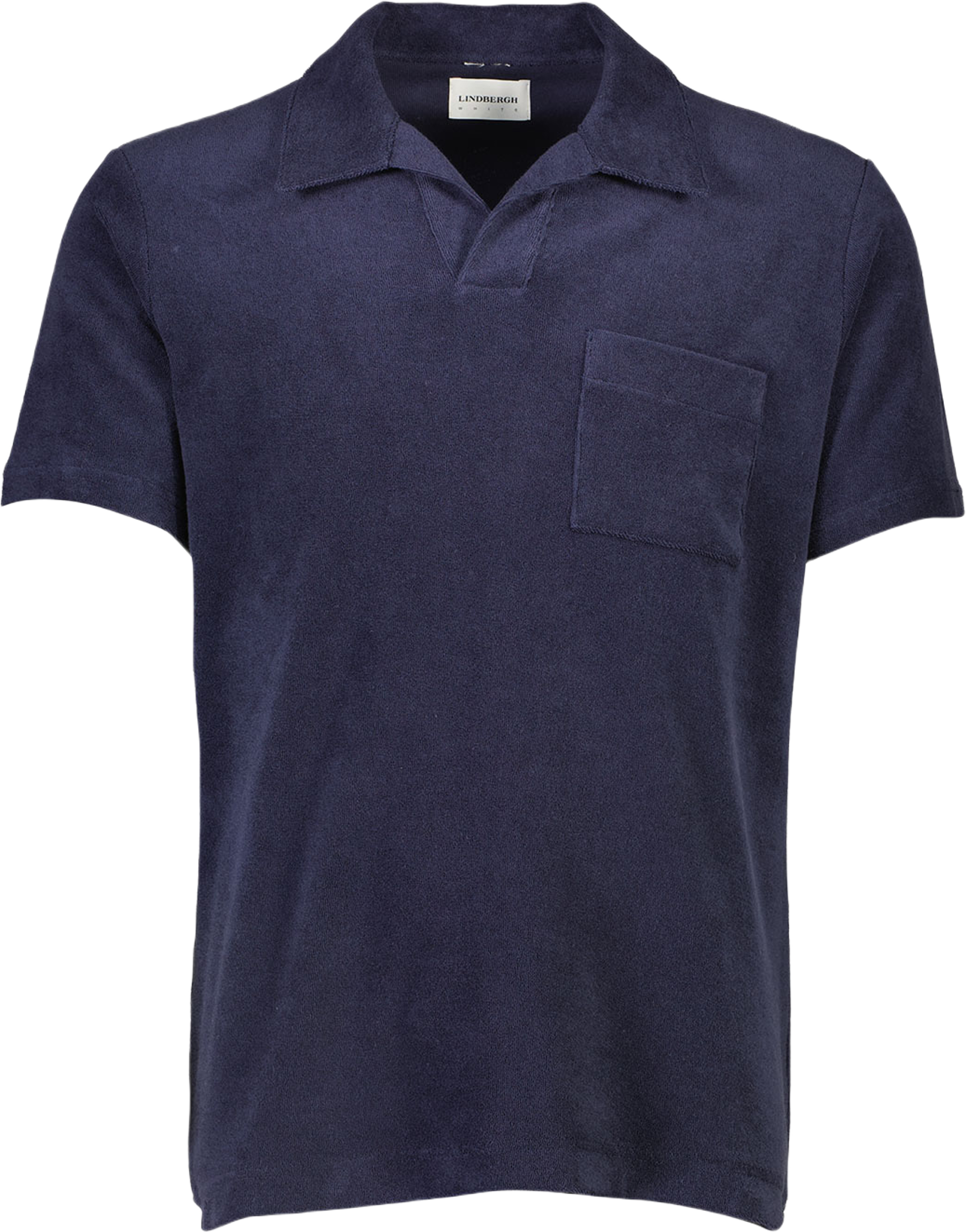 Towel v-neck polo S/S