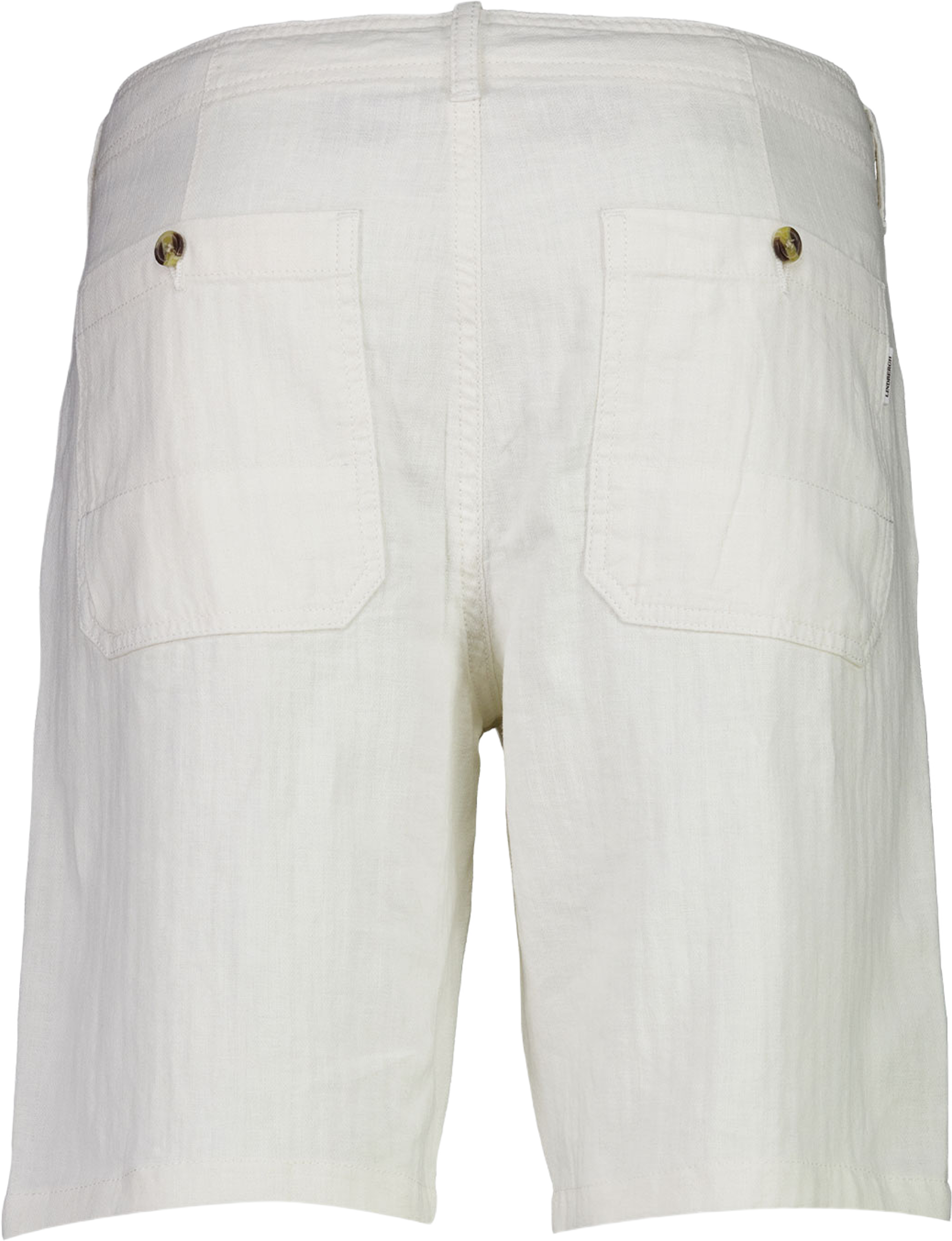 Linen blend herringbone shorts