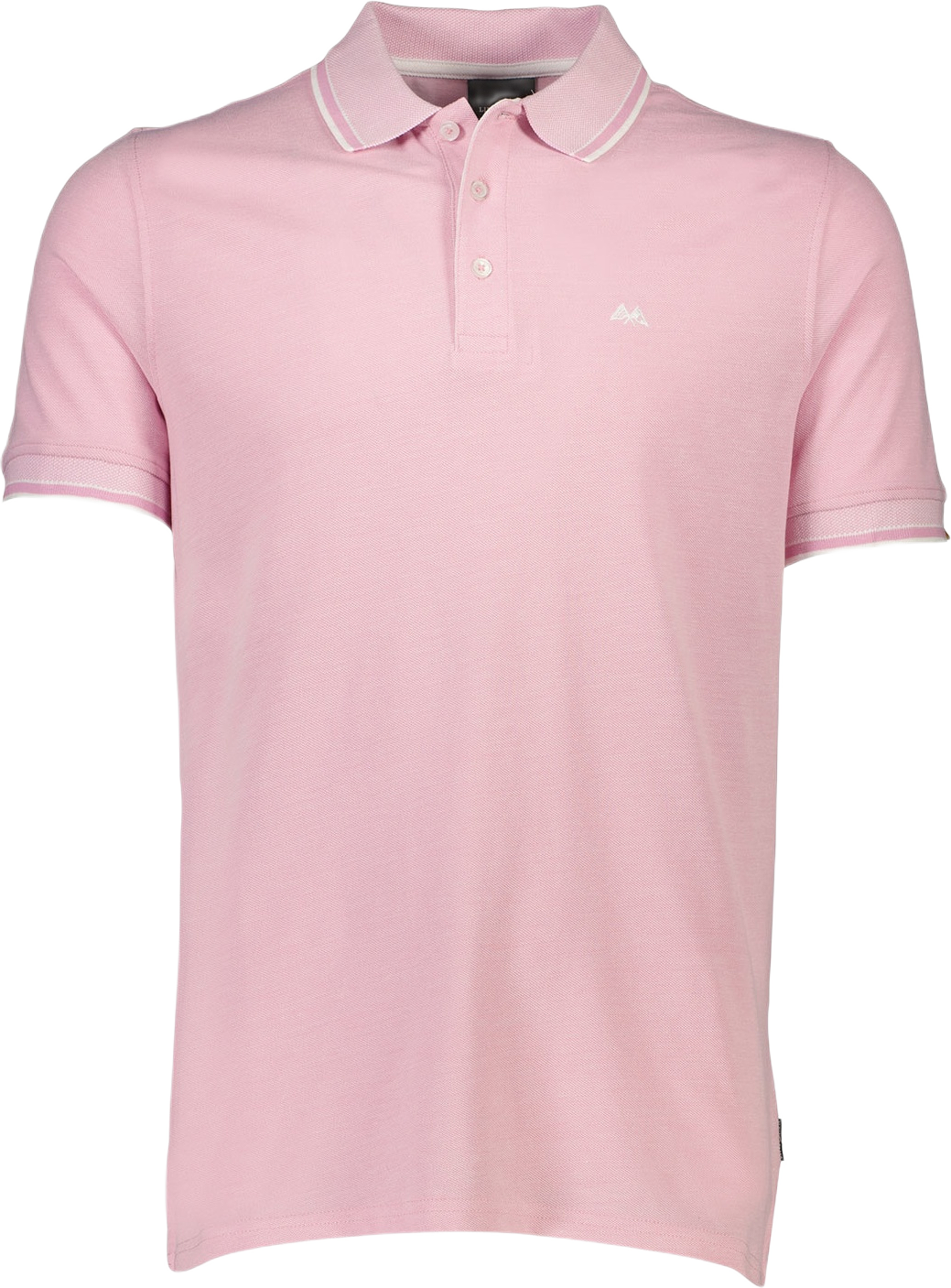 Orangic cotton polo piqué S/S- relaxed fit- regular collar, från Lindbergh, i färgen Pink. Klicka för att öppna bilden i stort format