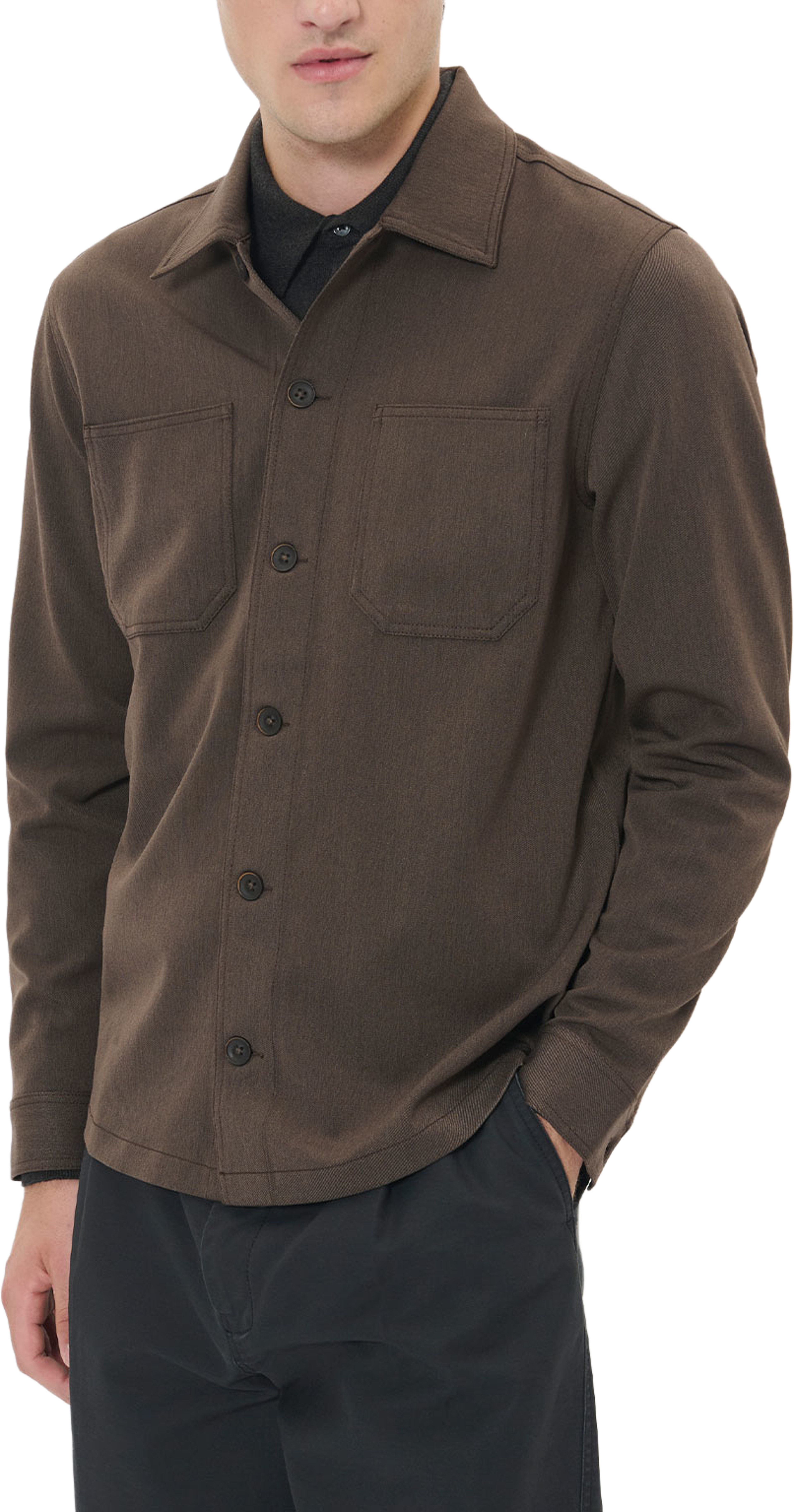 MApelton N Shirt, från Matinique, i färgen Morel Melange. Klicka för att öppna bilden i stort format