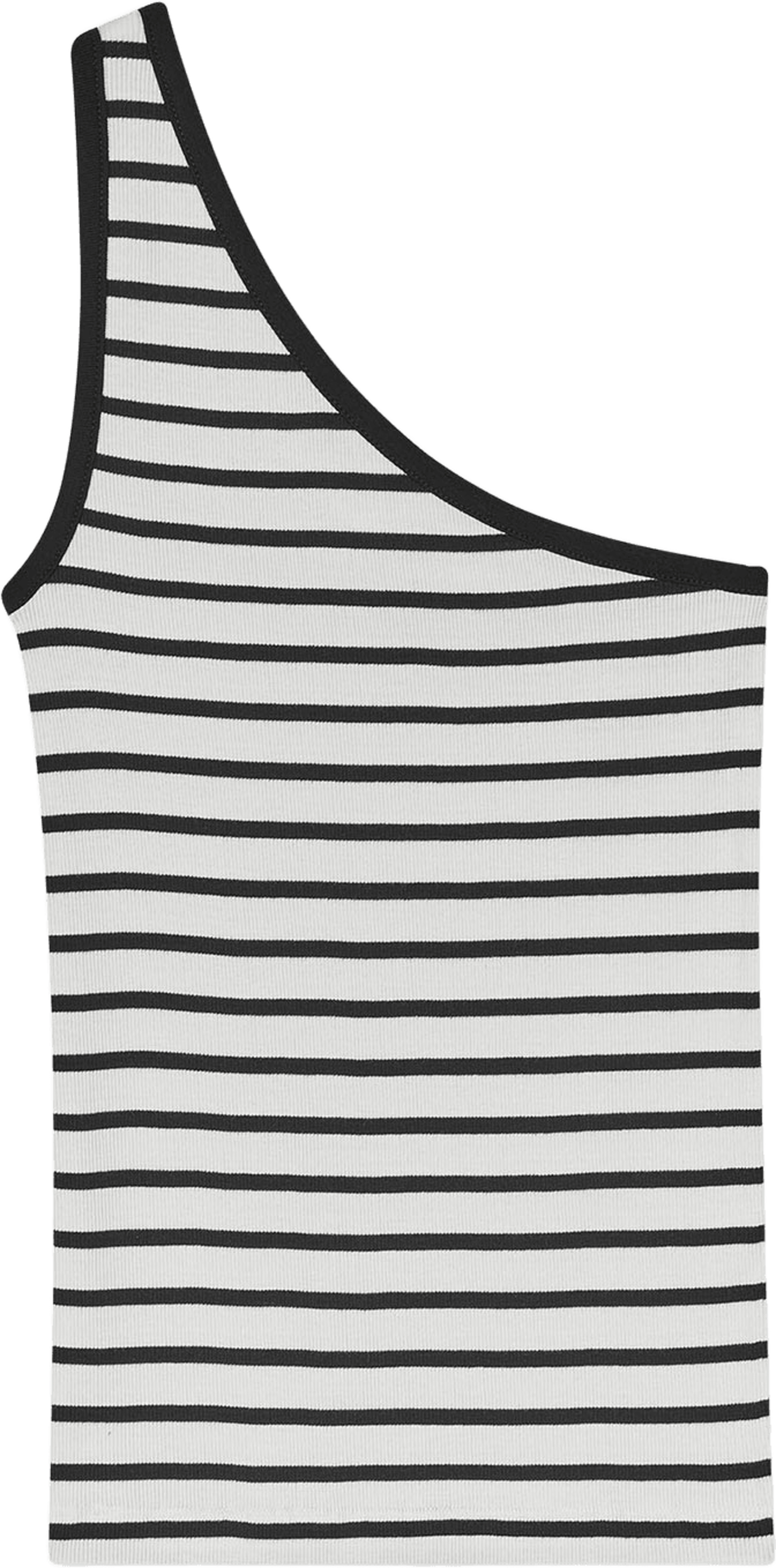 2x2 Cotton Stripe Kitty Top