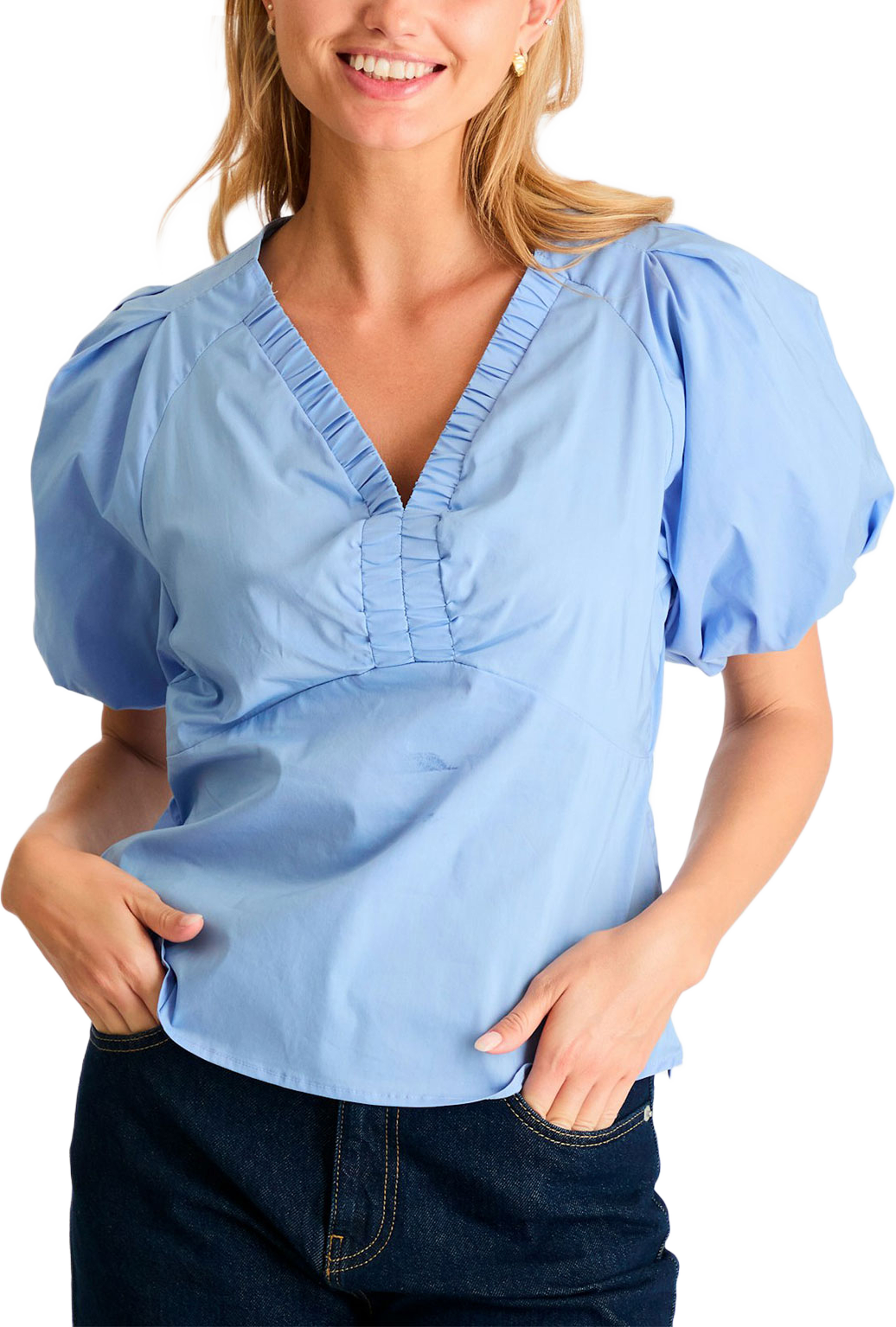 Irina Poplin Blouse