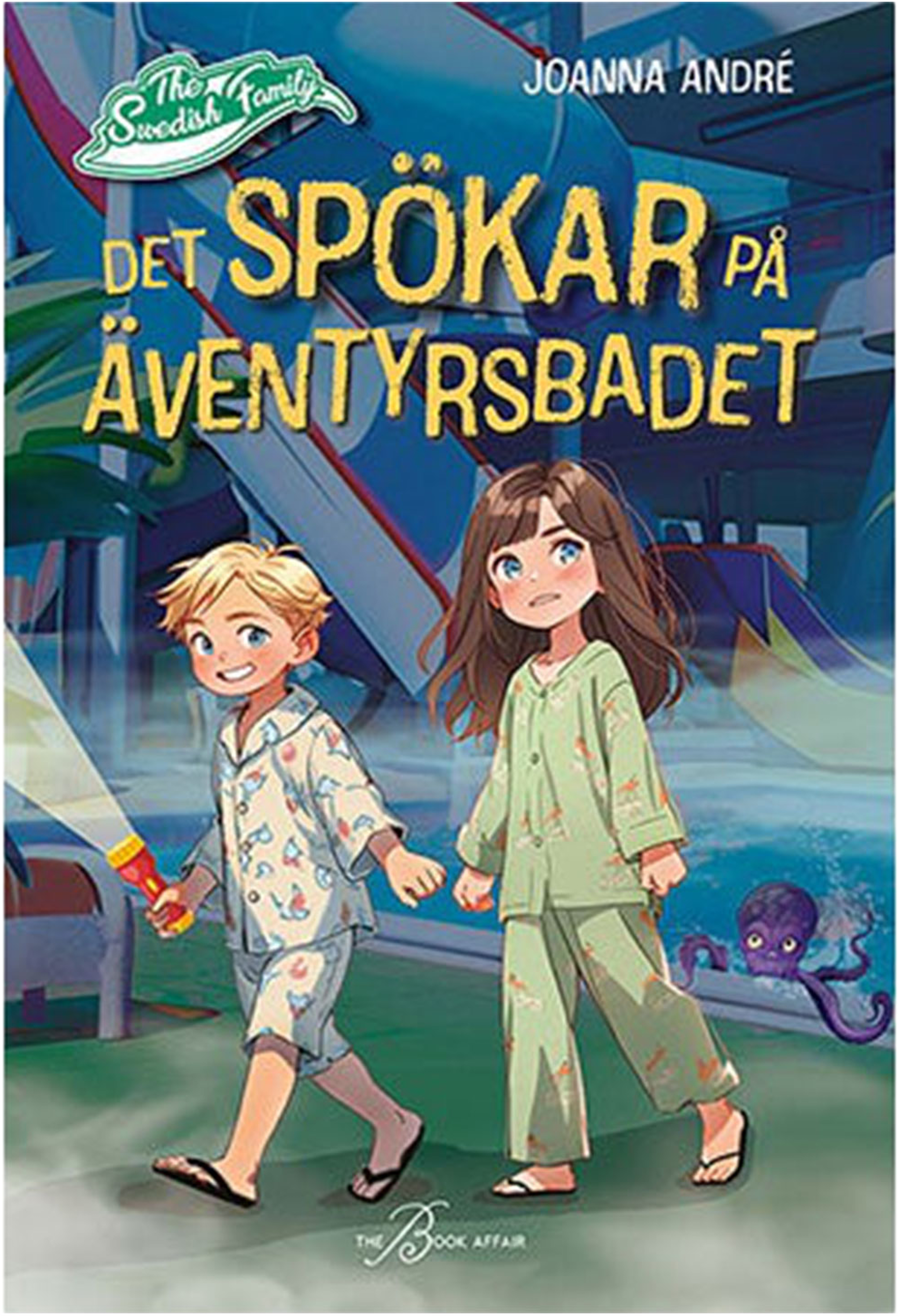 The Swedish Family : Det spökar på äventyrsbadet, från The Book Affair. Klicka för att öppna bilden i stort format