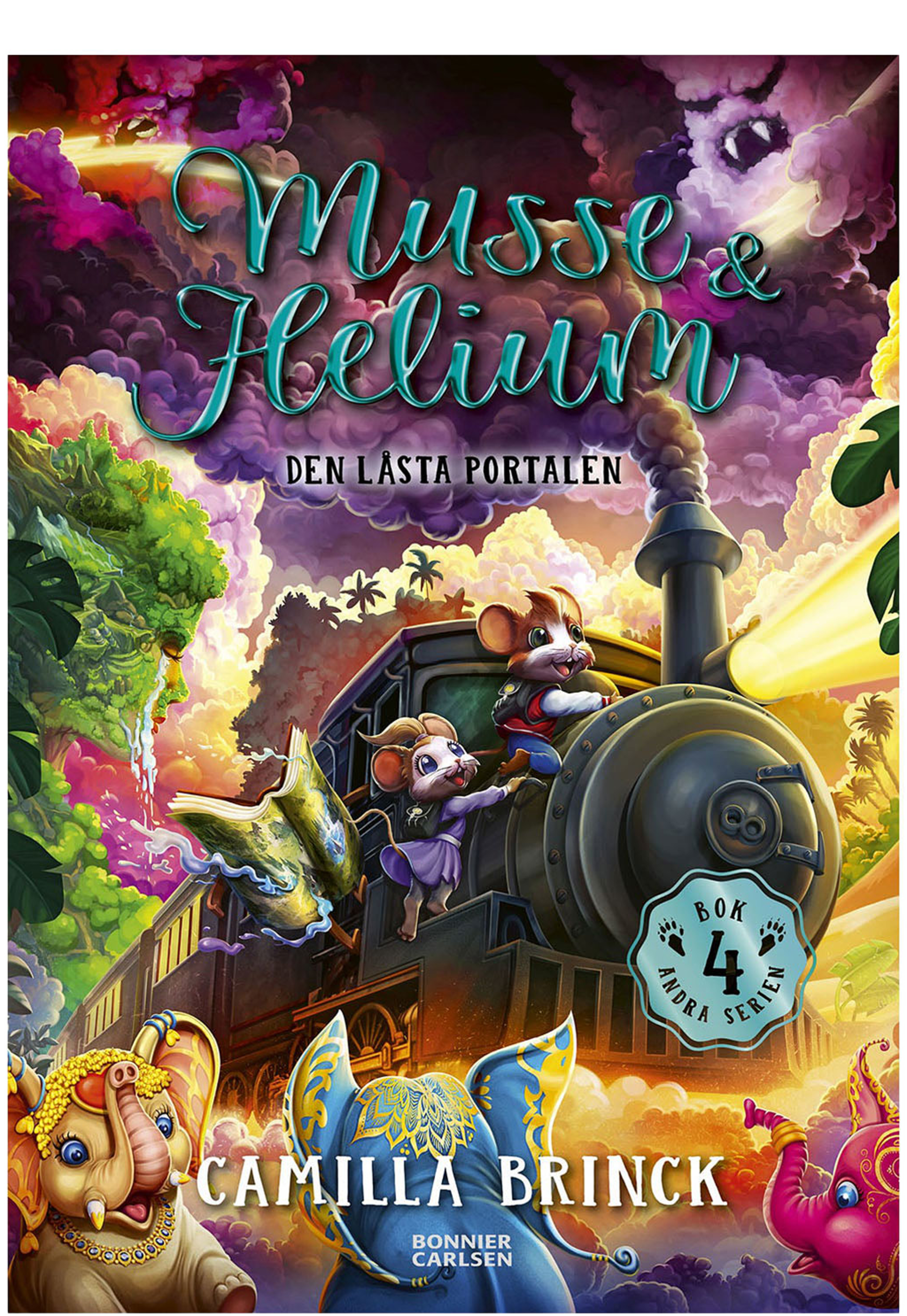 Musse & Helium 9 : Den låsta portalen, från Bonnier Carlsen. Klicka för att öppna bilden i stort format