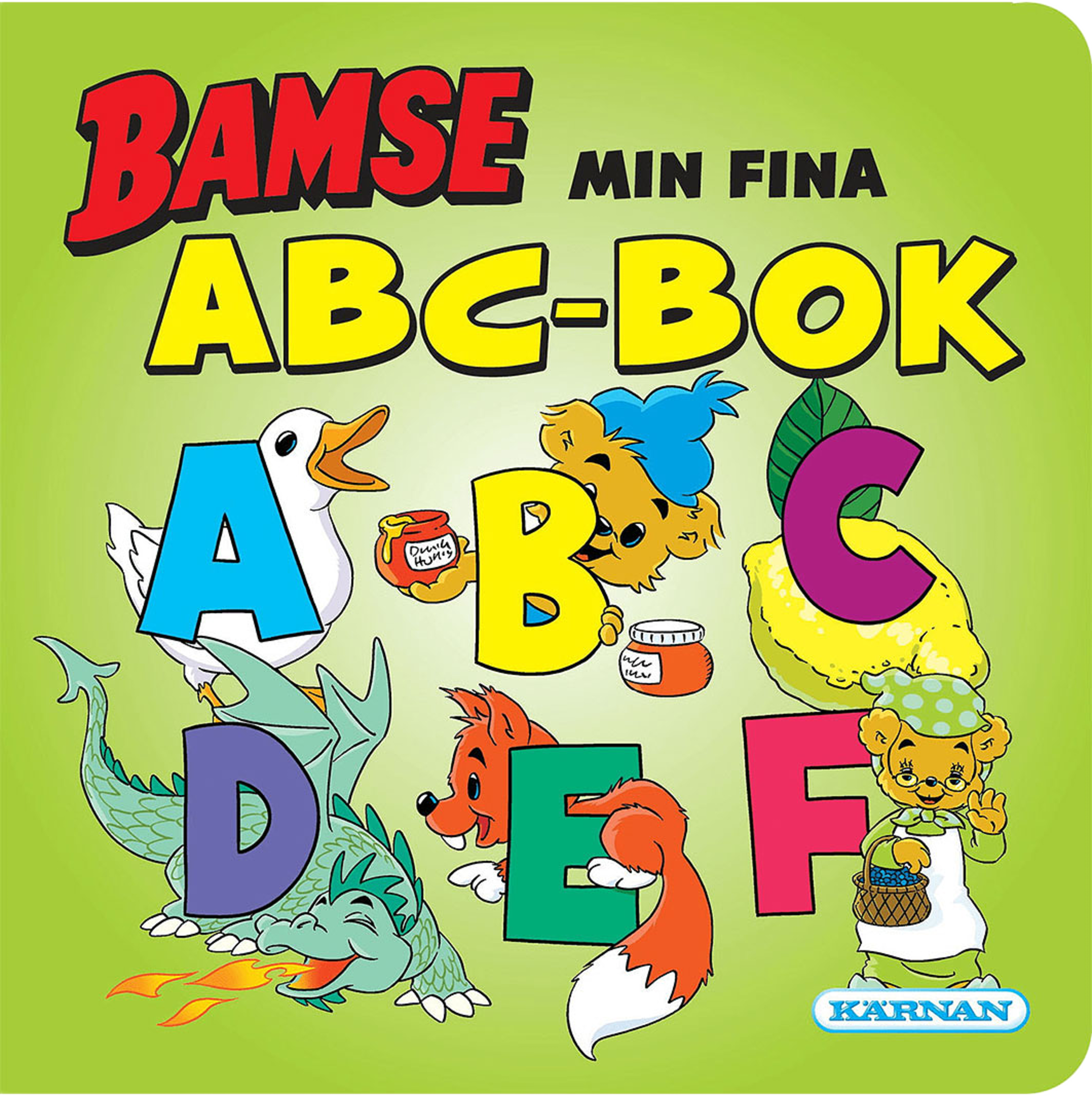 Bamse : min fina ABC-bok, från Egmont. Klicka för att öppna bilden i stort format