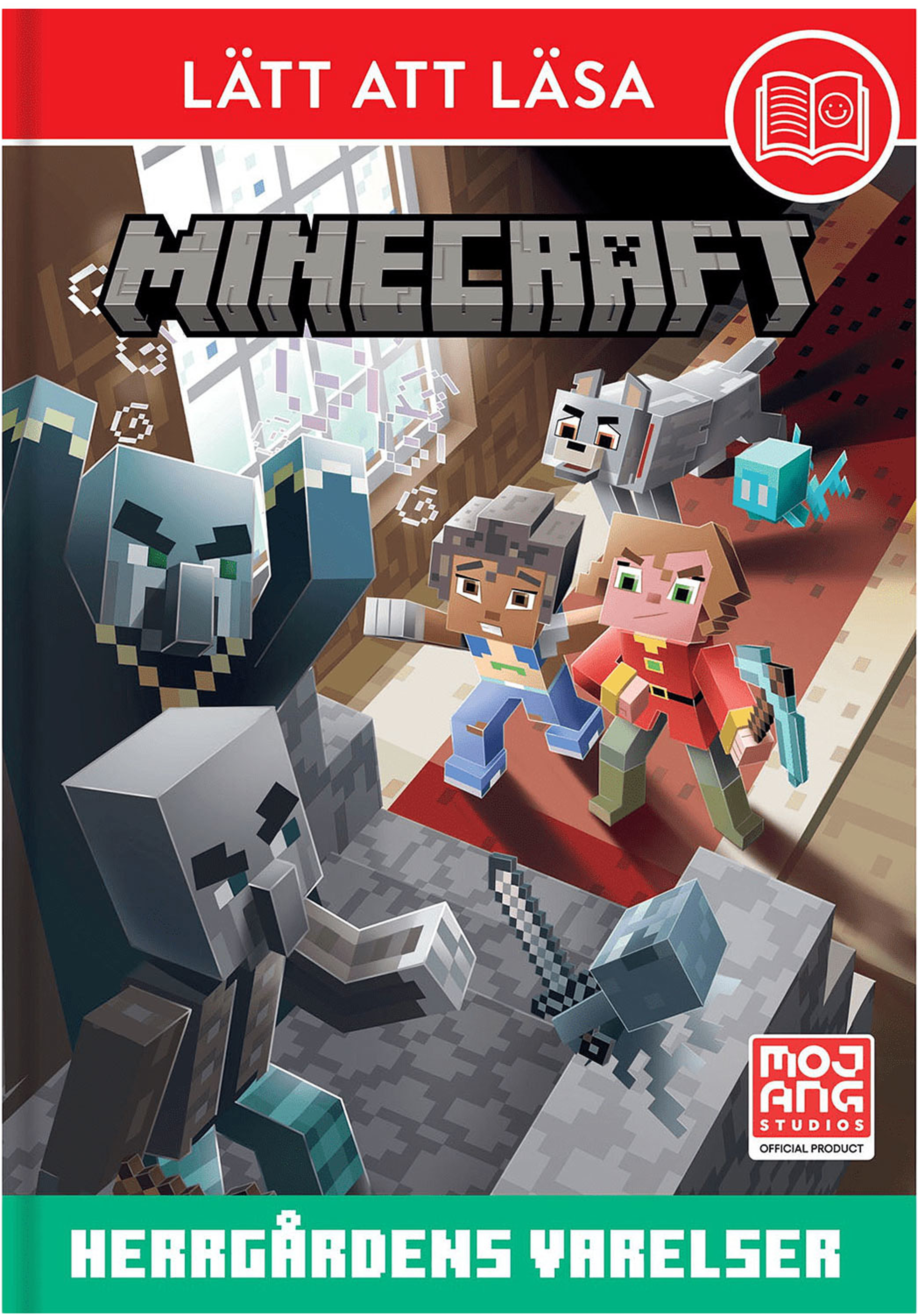 Minecraft Herrgårdens varelser : Lätt att läsa, från Egmont. Klicka för att öppna bilden i stort format