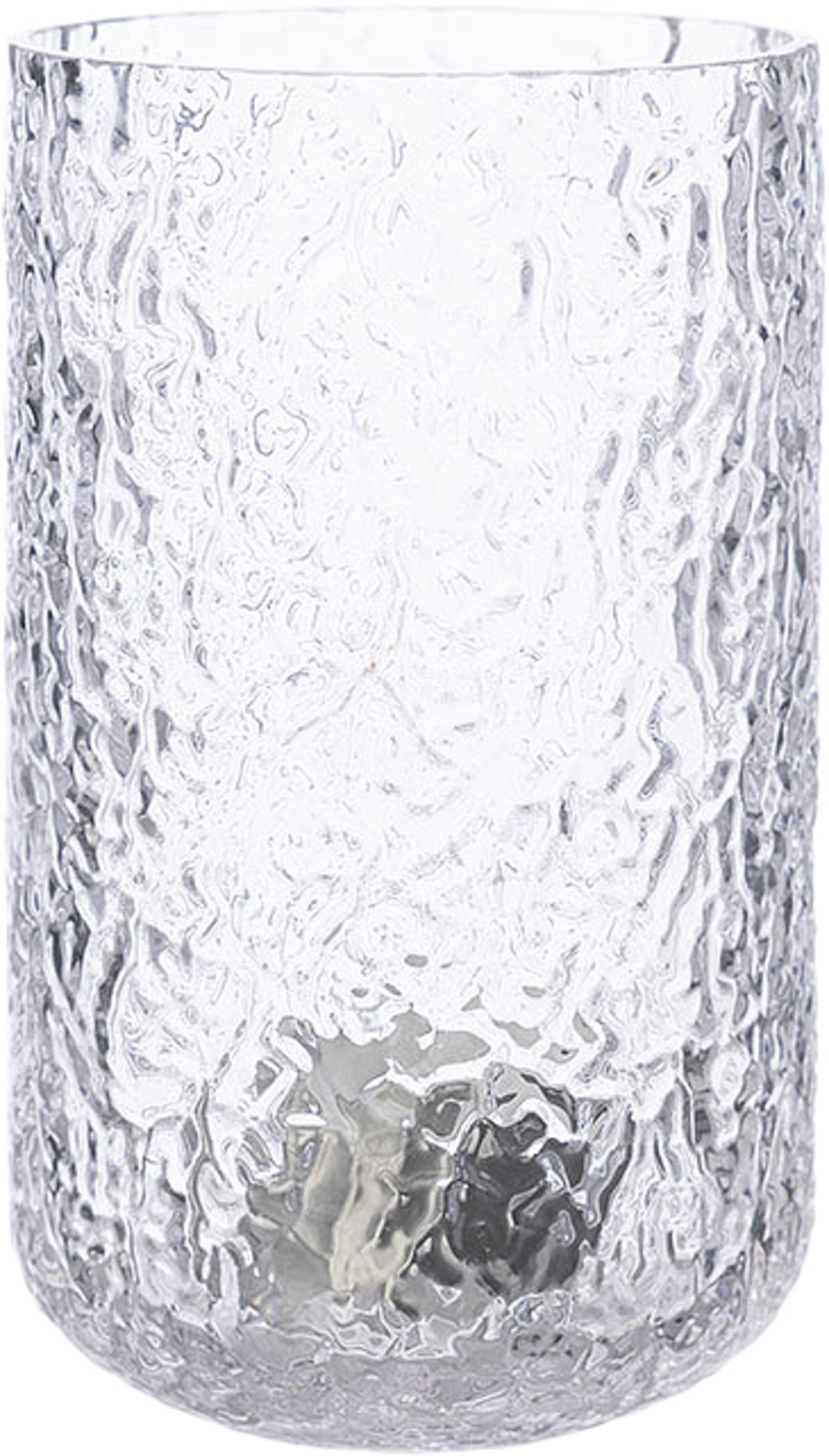 Ljuslykta mönstrat glas