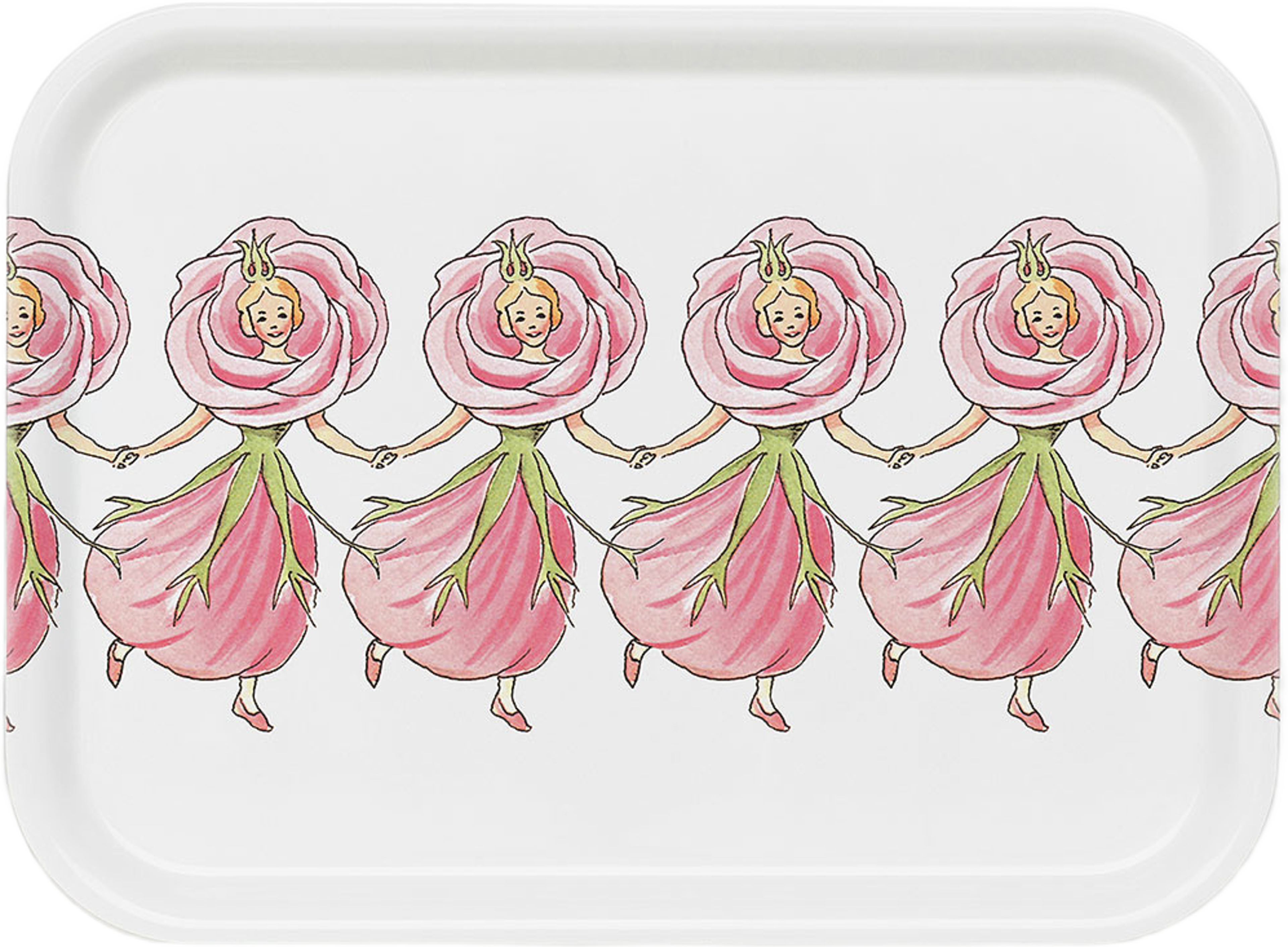 Elsa Beskow Bricka 20x27 Rose