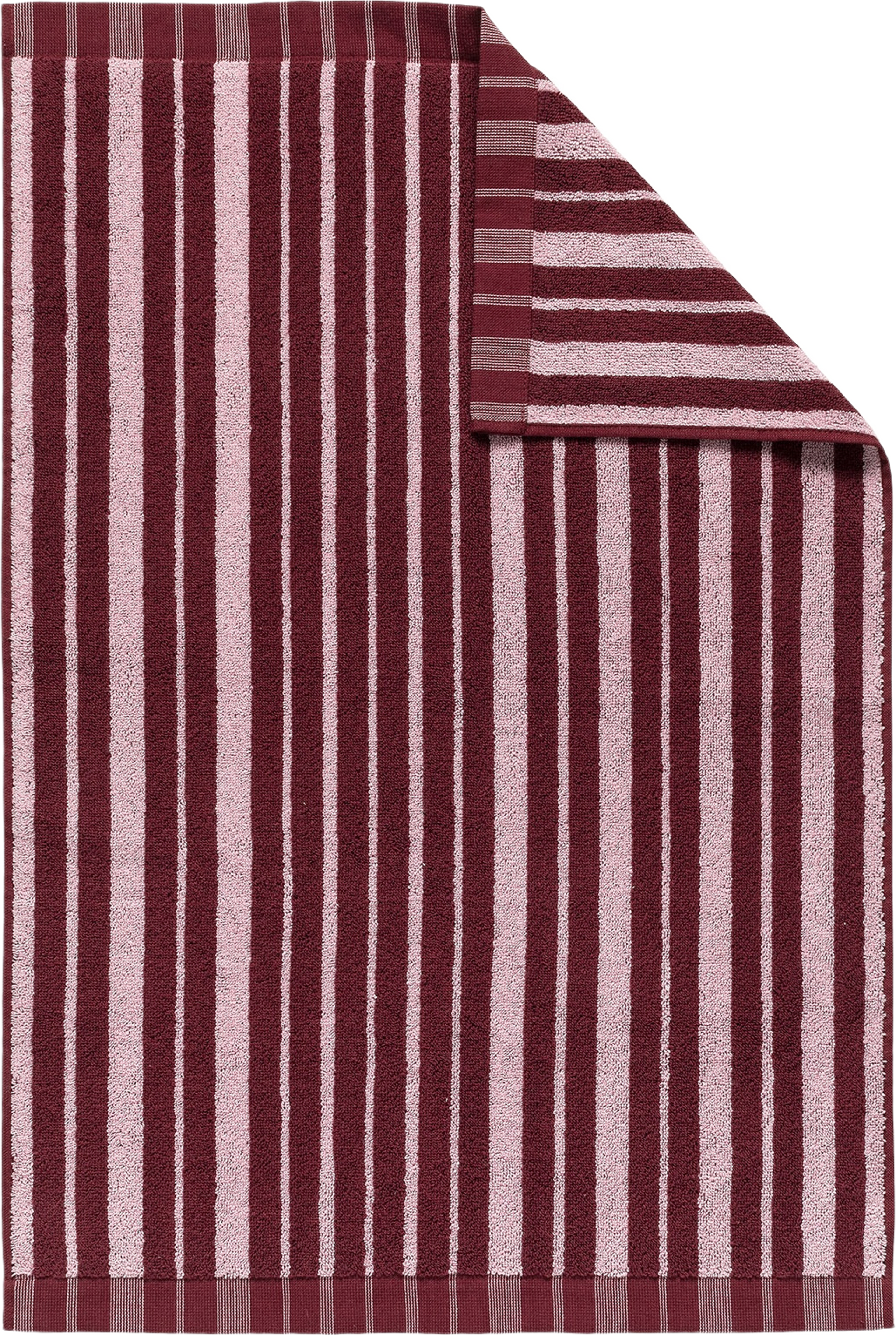 Raide Hand Towel 50X70 Cm, från Marimekko, i färgen Burgundy, Pink. Klicka för att öppna bilden i stort format