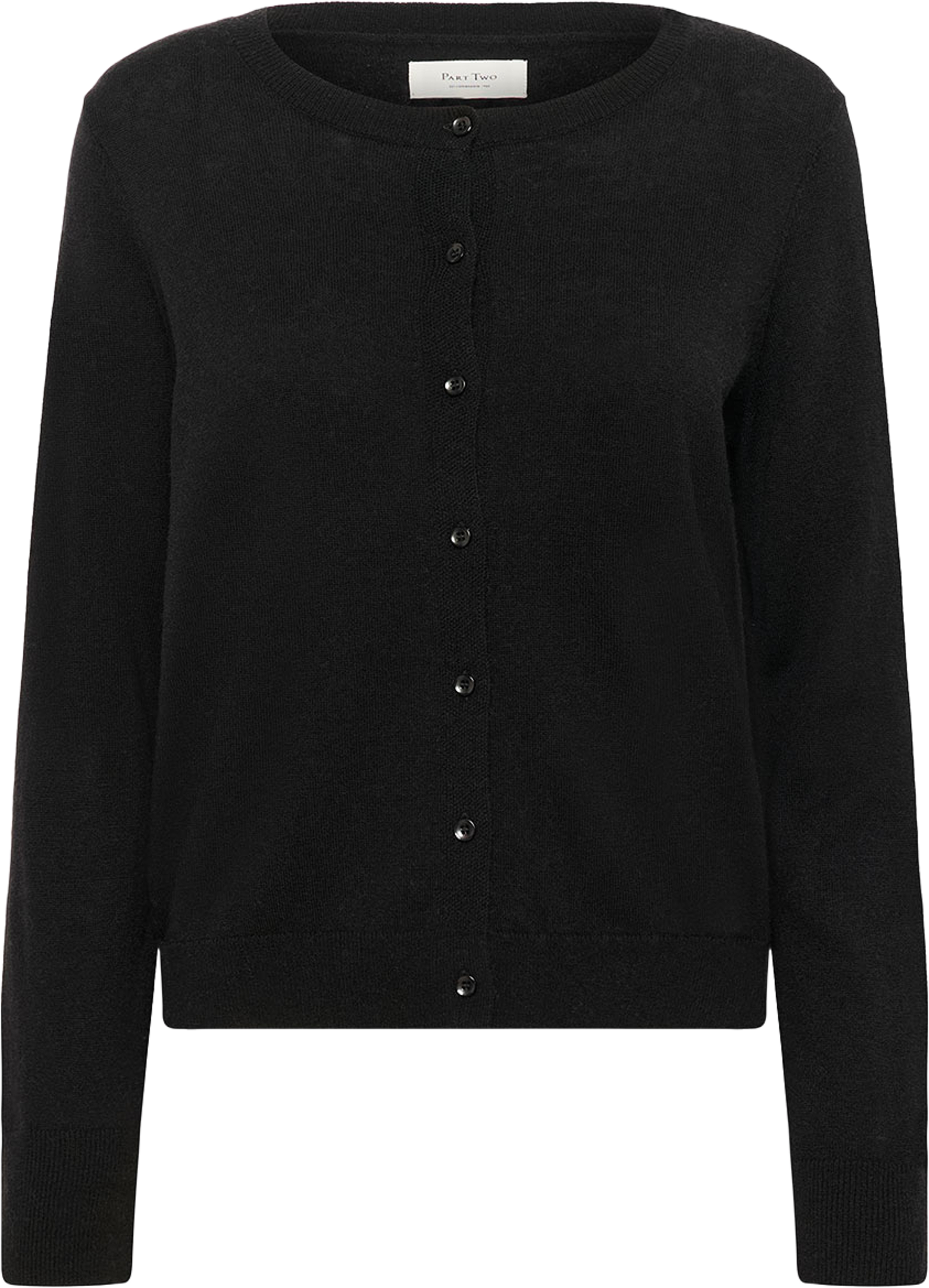 EllahPW Cardigan, från Part Two, i färgen Black. Klicka för att öppna bilden i stort format