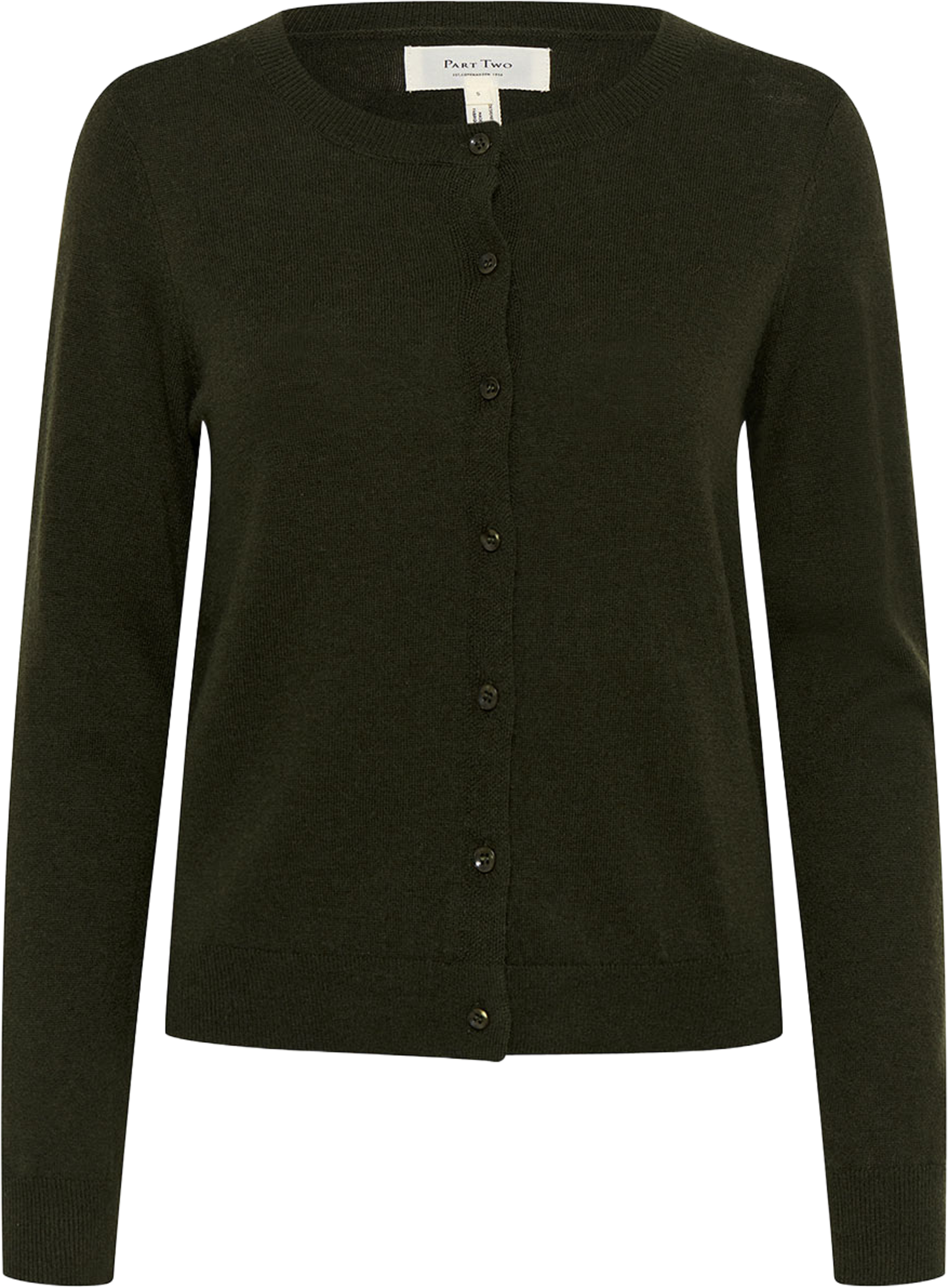 EllahPW Cardigan, från Part Two, i färgen Rosin. Klicka för att öppna bilden i stort format