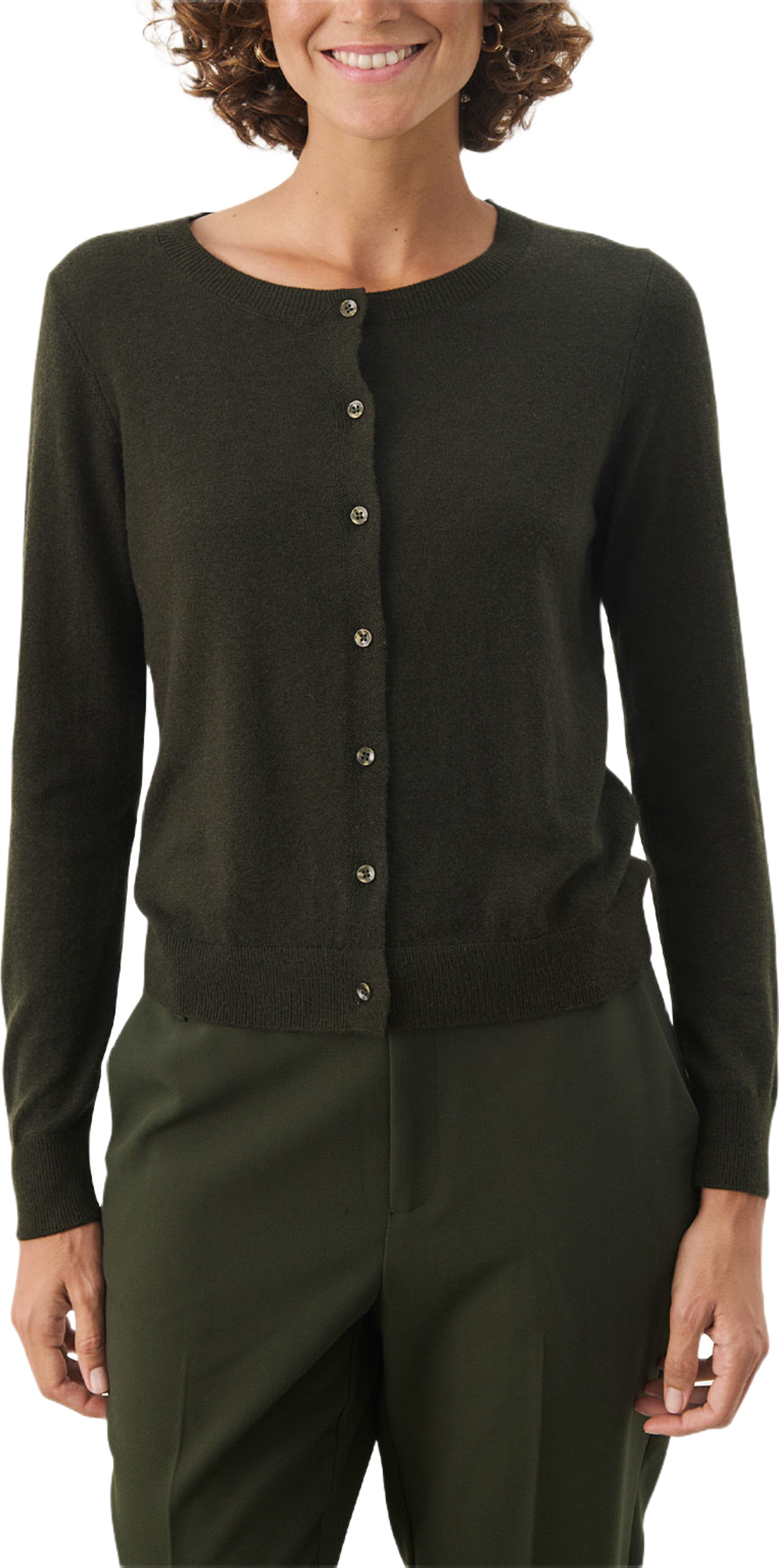 EllahPW Cardigan, från Part Two, i färgen Rosin. Klicka för att öppna bilden i stort format