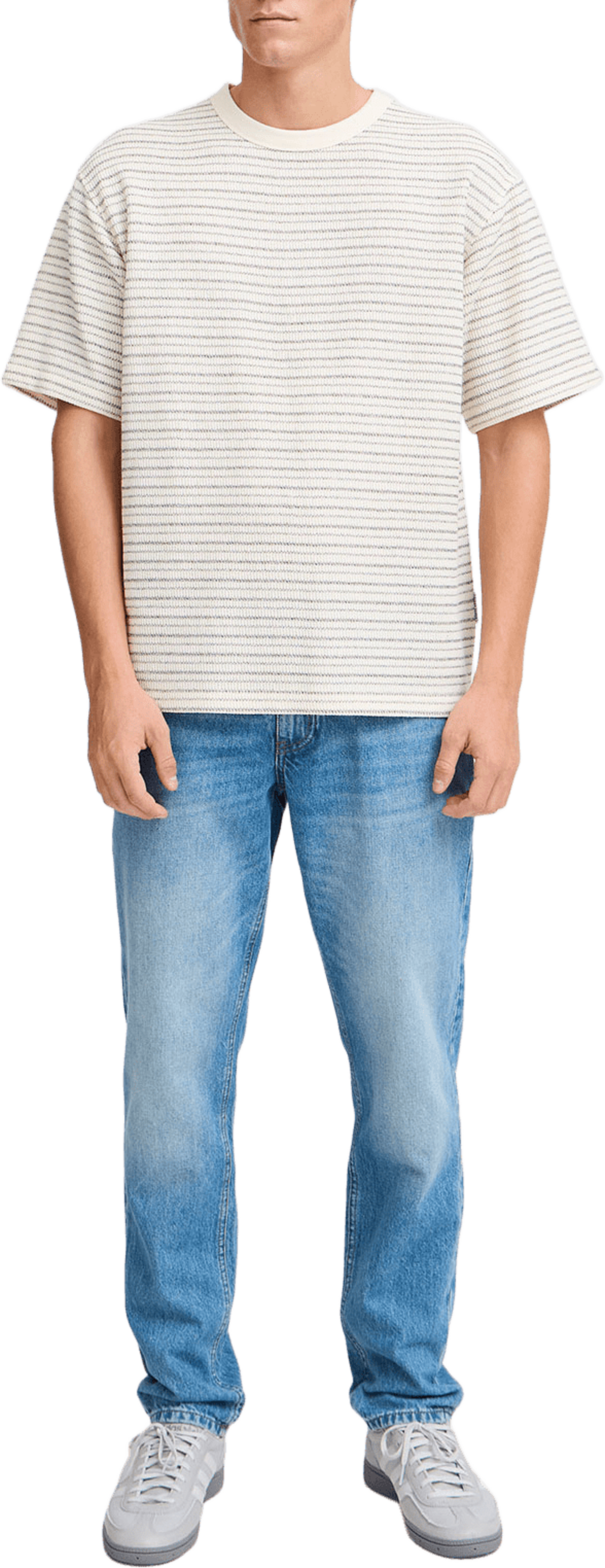 Cffrederik Striped Structured Tee T-Shirt