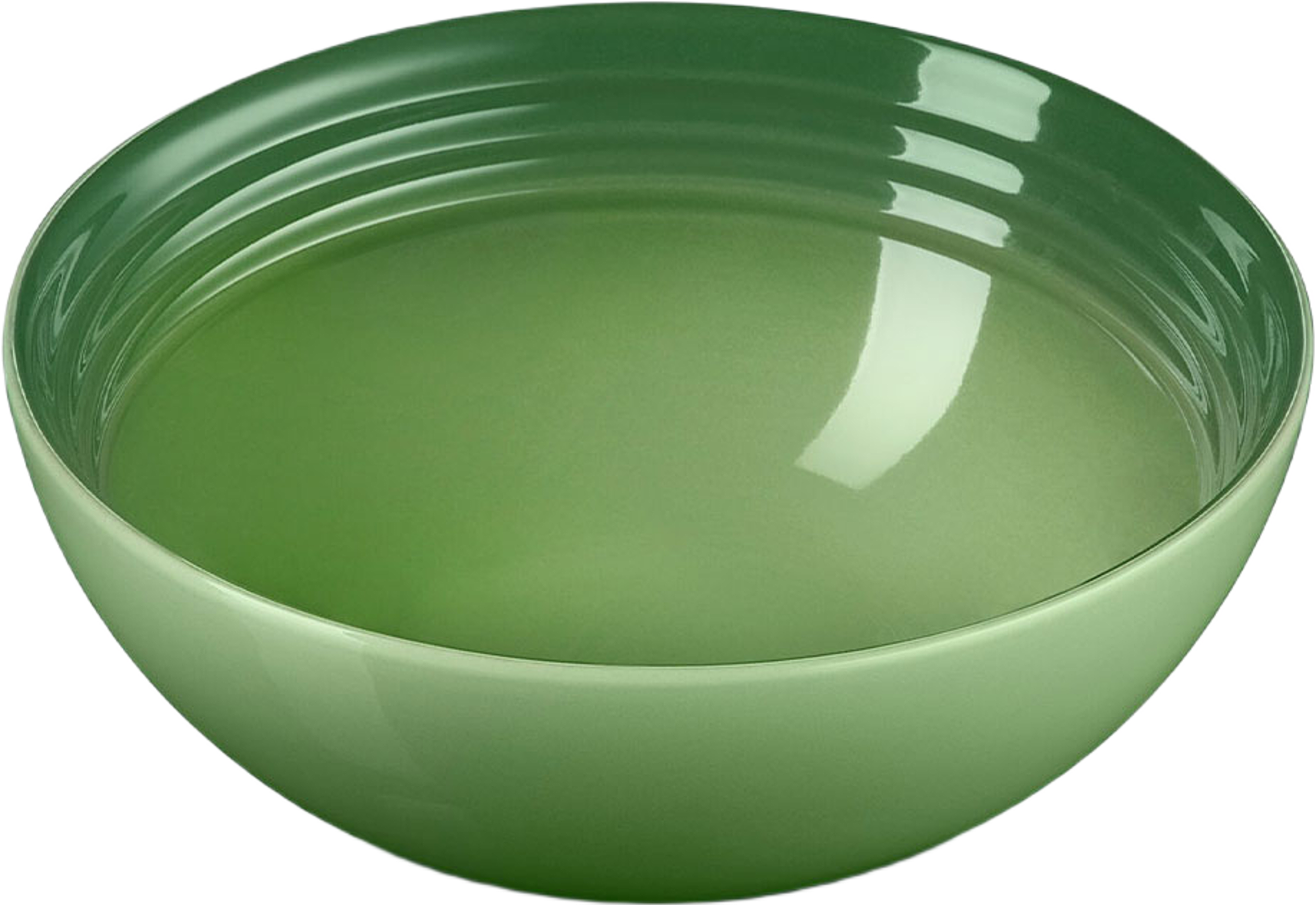 Djup tallrik Signature stengods 16 cm Bamboo Green, från Le Creuset, i färgen Bamboo Green. Klicka för att öppna bilden i stort format