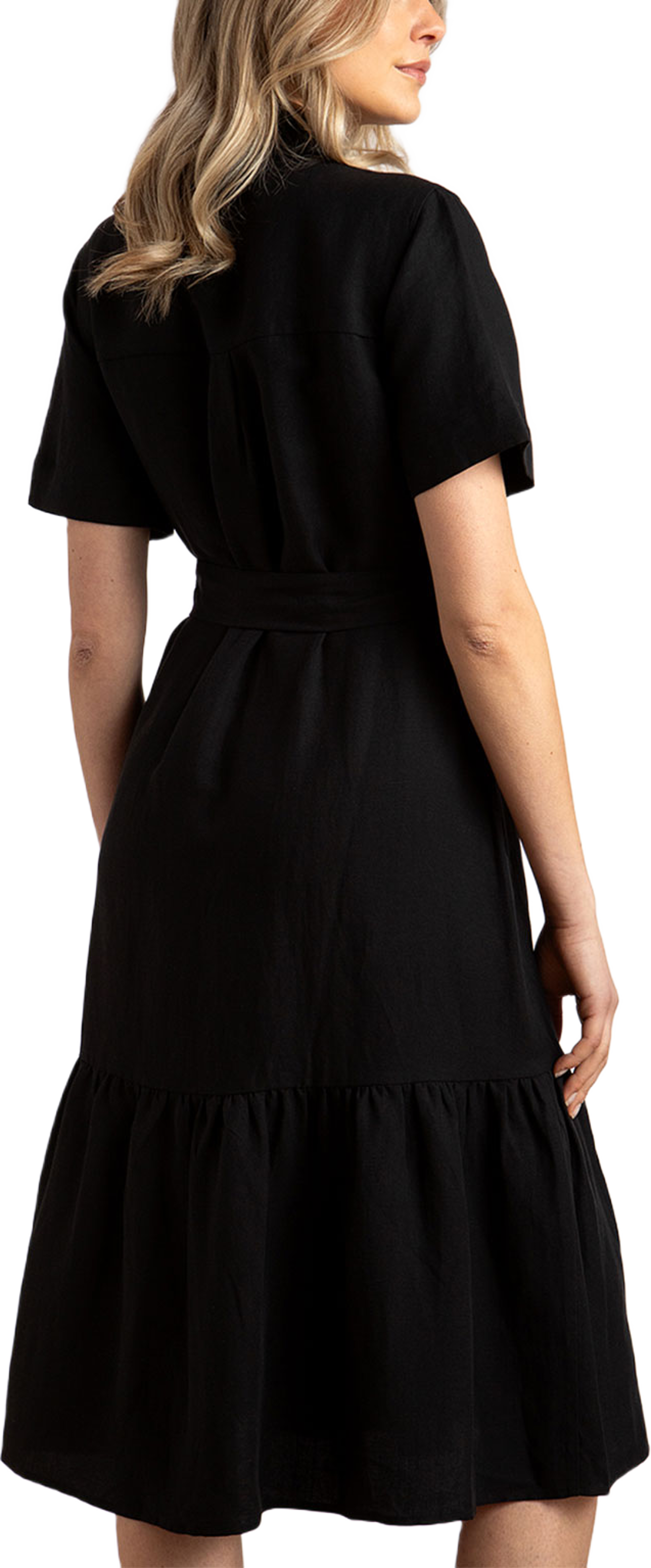 Tencel-linneklänning Cecilia Brise Noire