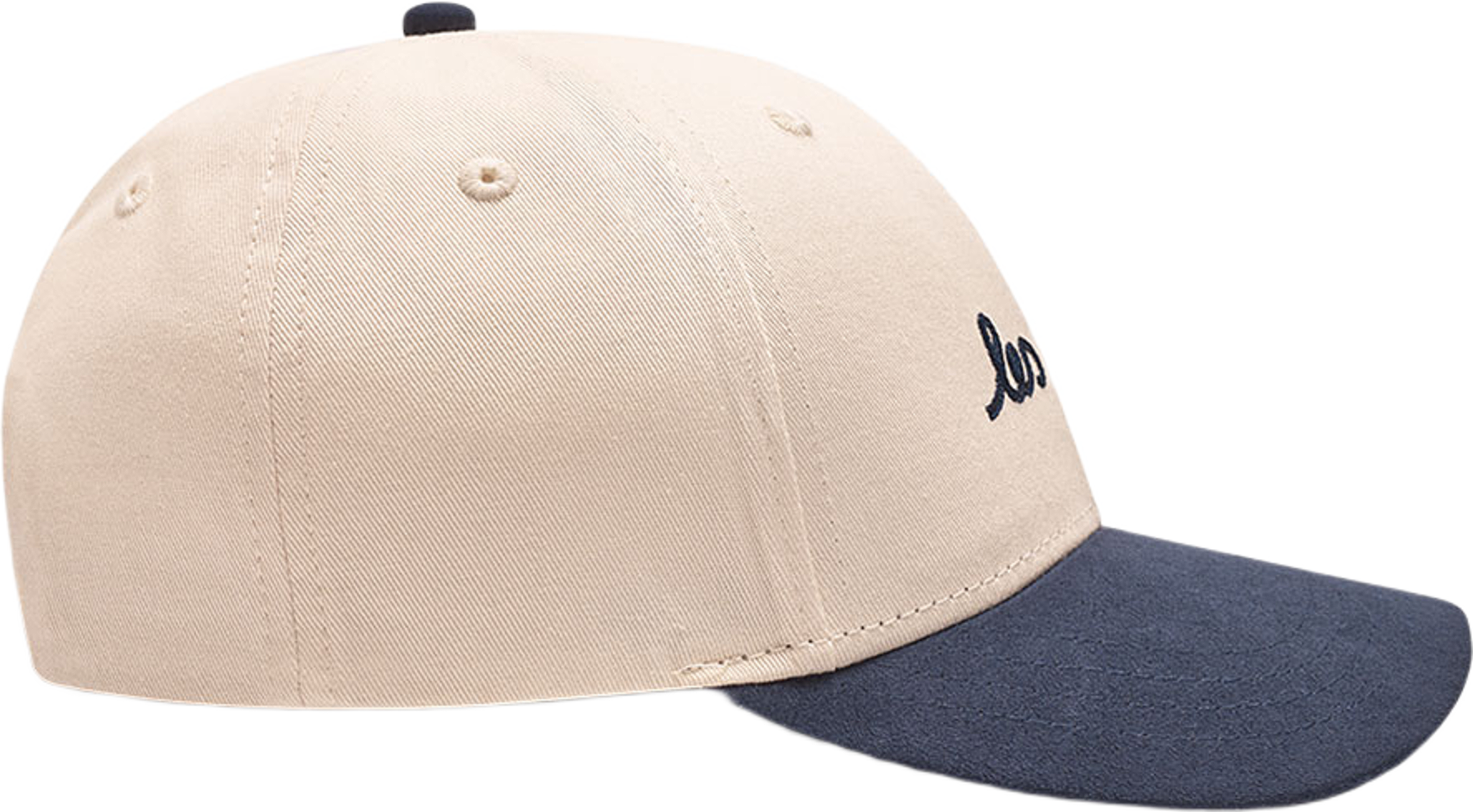 Brad Contrast Suede Baseball Cap