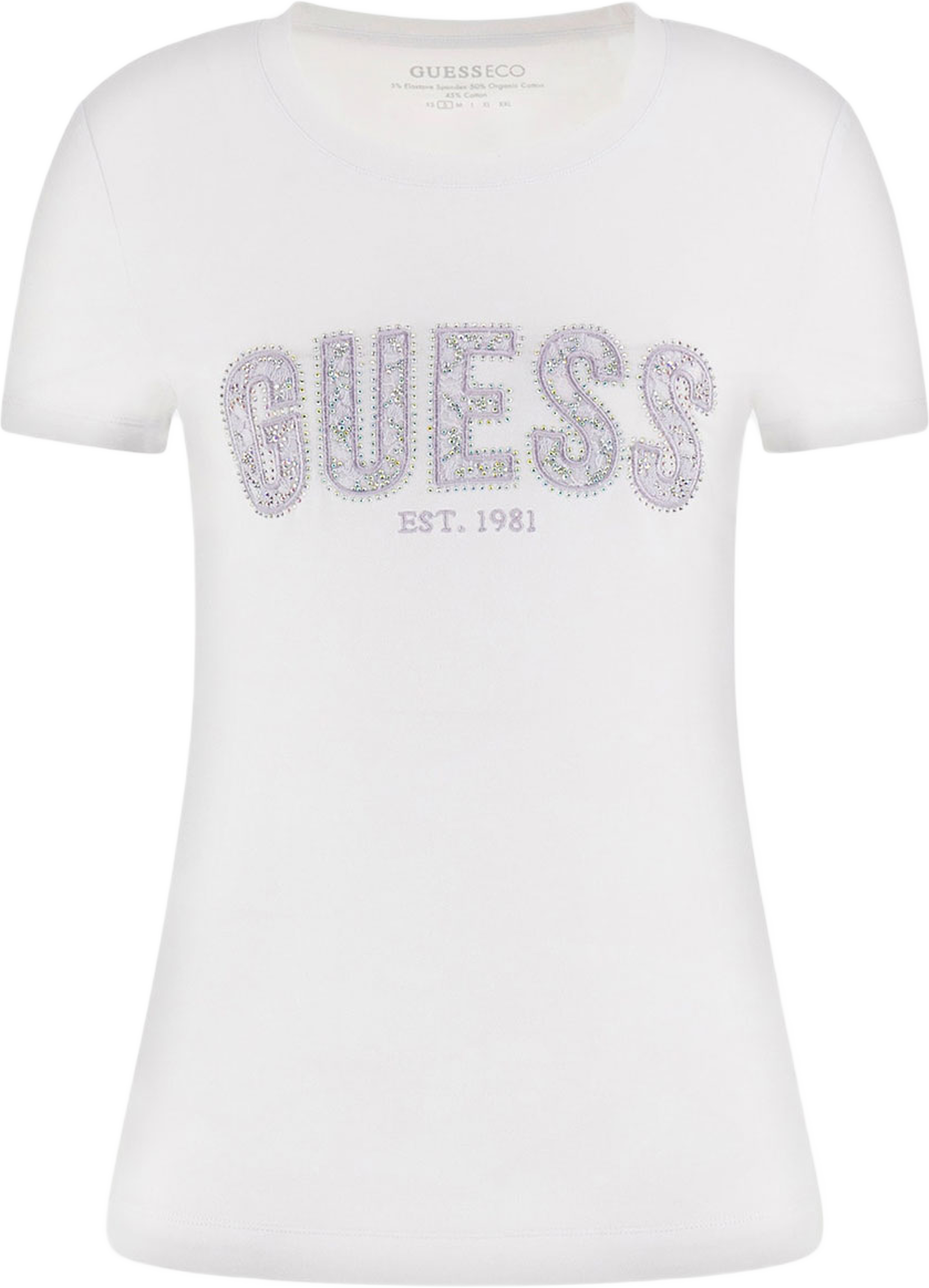 Cn Ss Logo Lace Tee