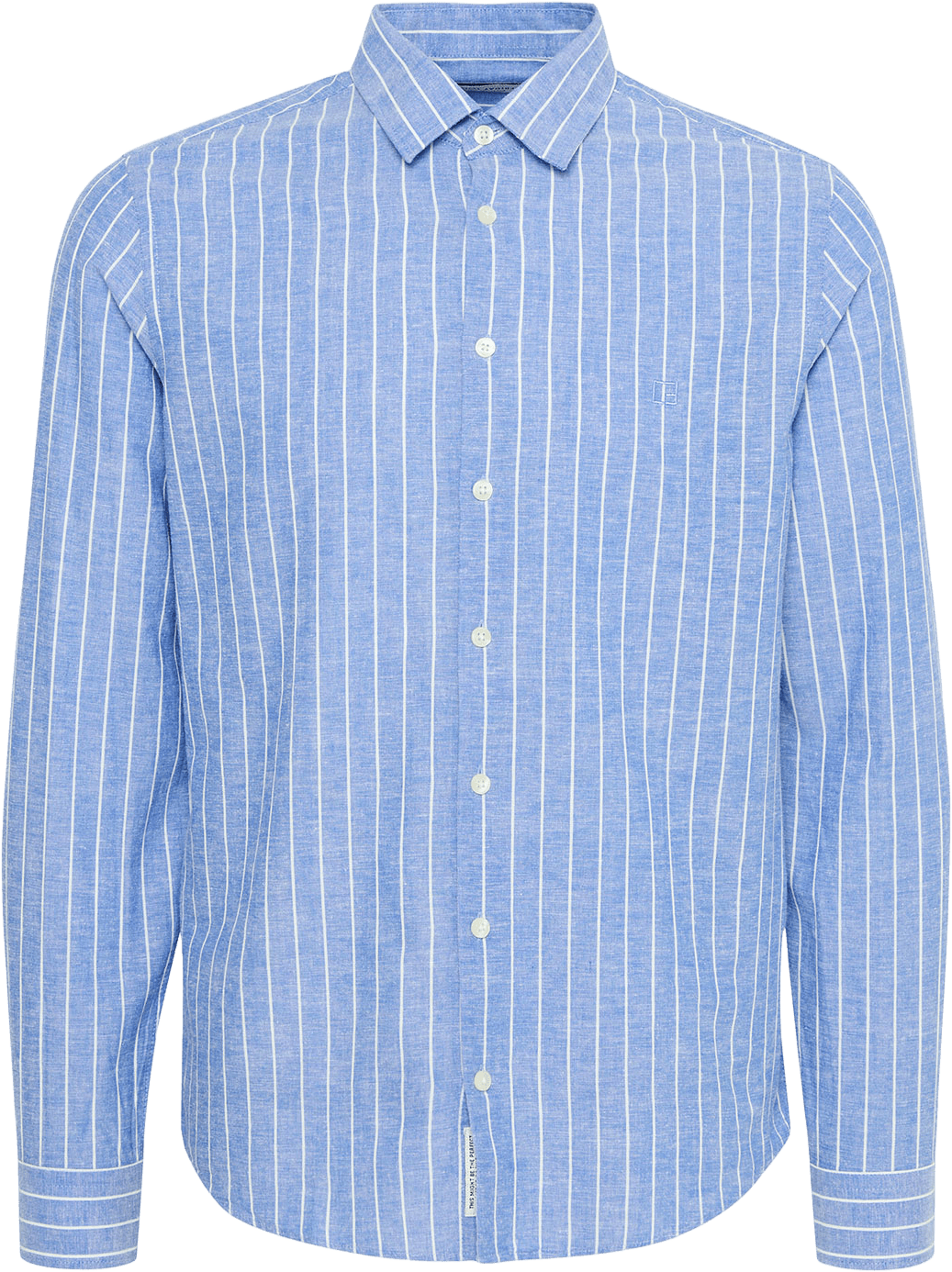 Cfandré Ls Wide Stripe Linen Mix Shirt