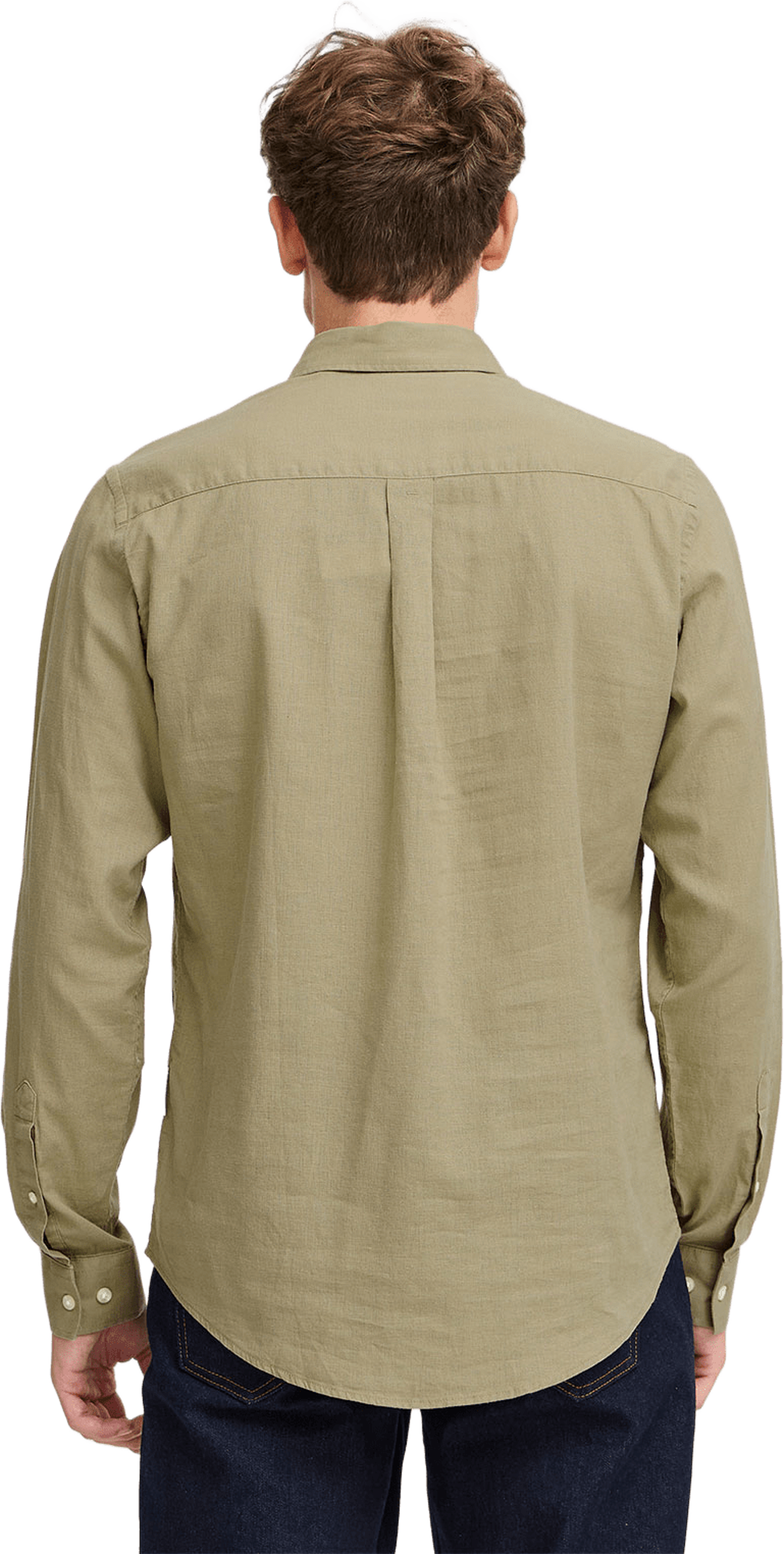 Cfanton Bd Ls Linen Mix Shirt
