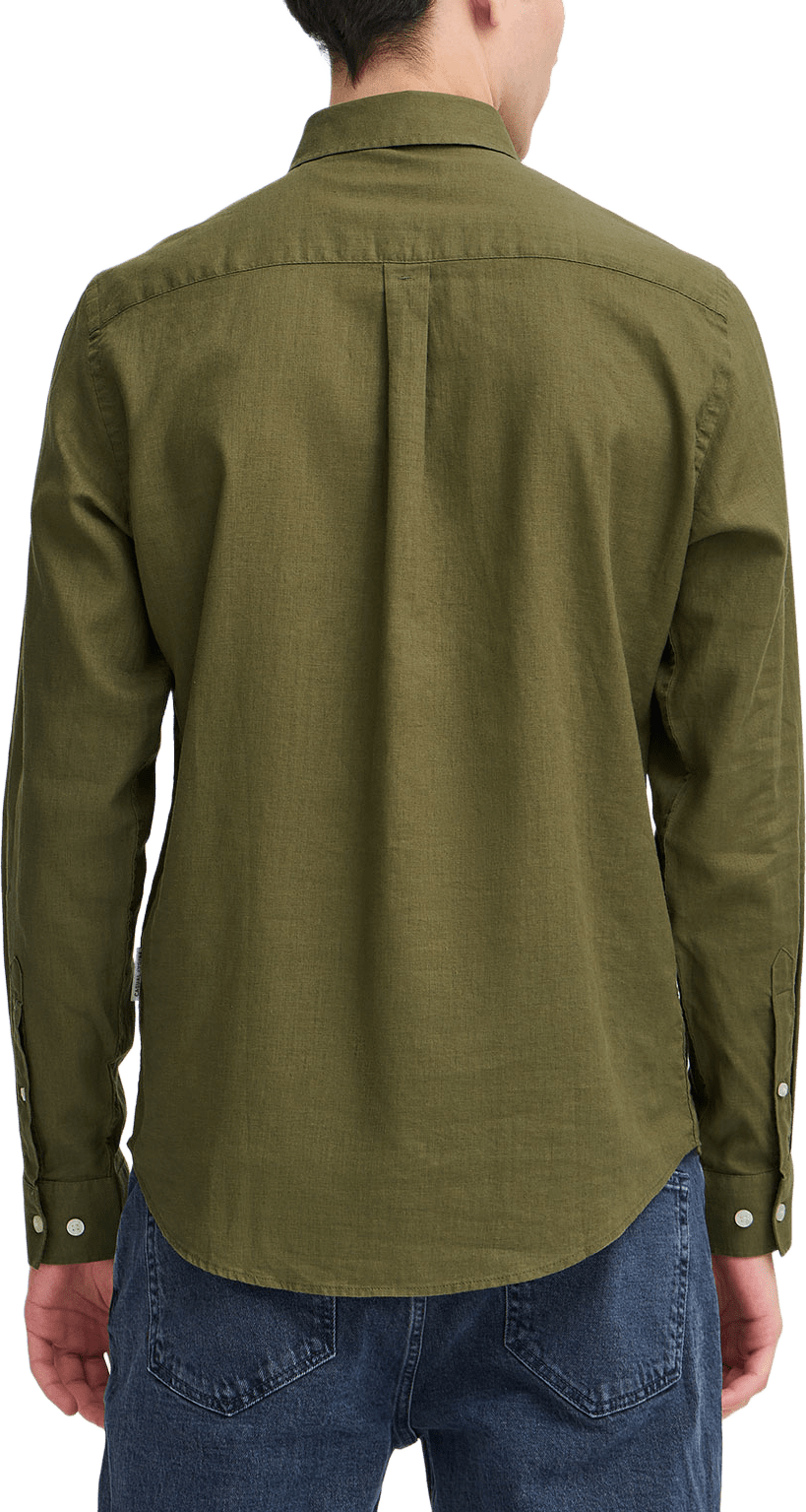 Cfanton Bd Ls Linen Mix Shirt