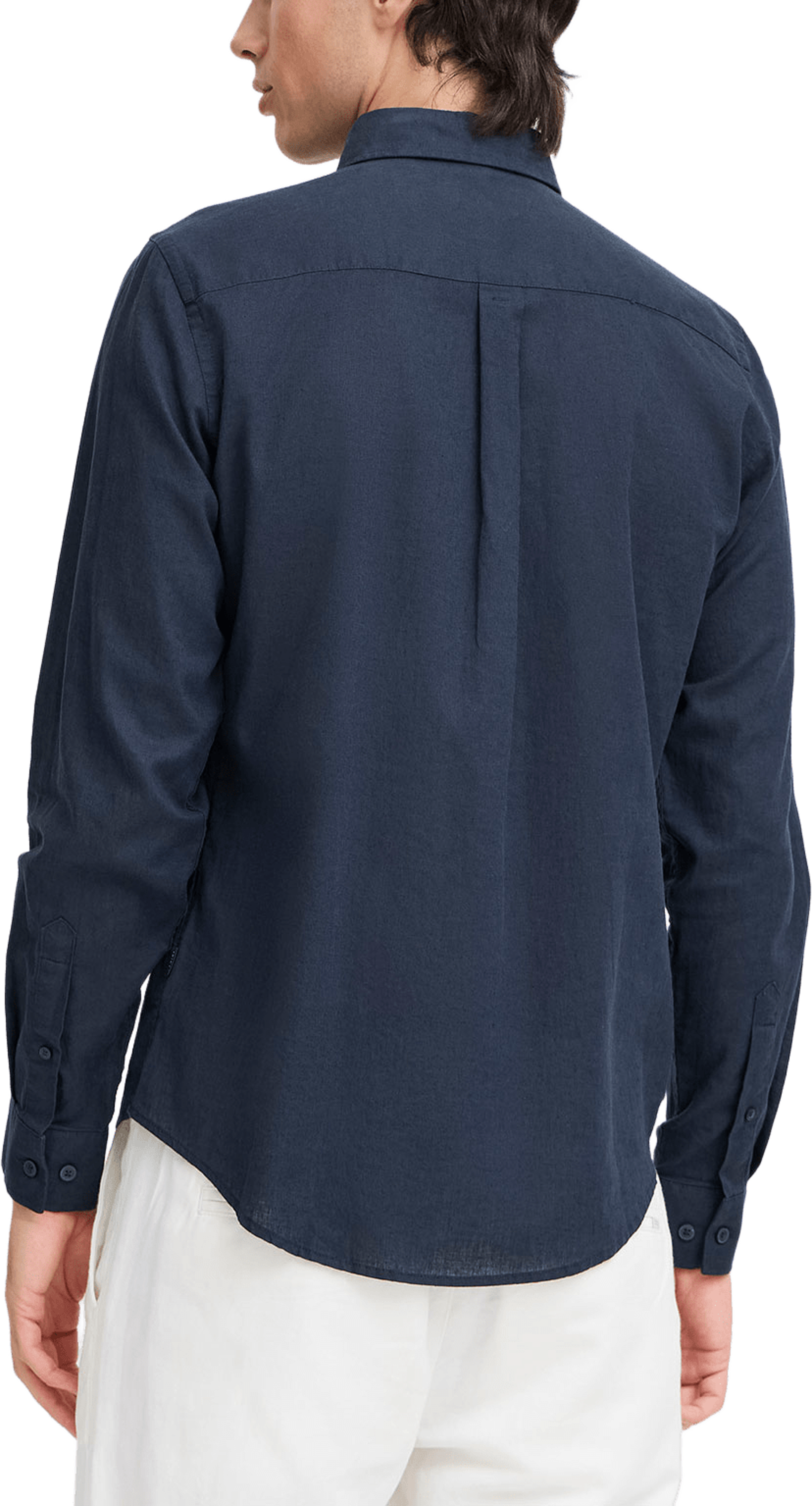 Cfanton Bd Ls Linen Mix Shirt