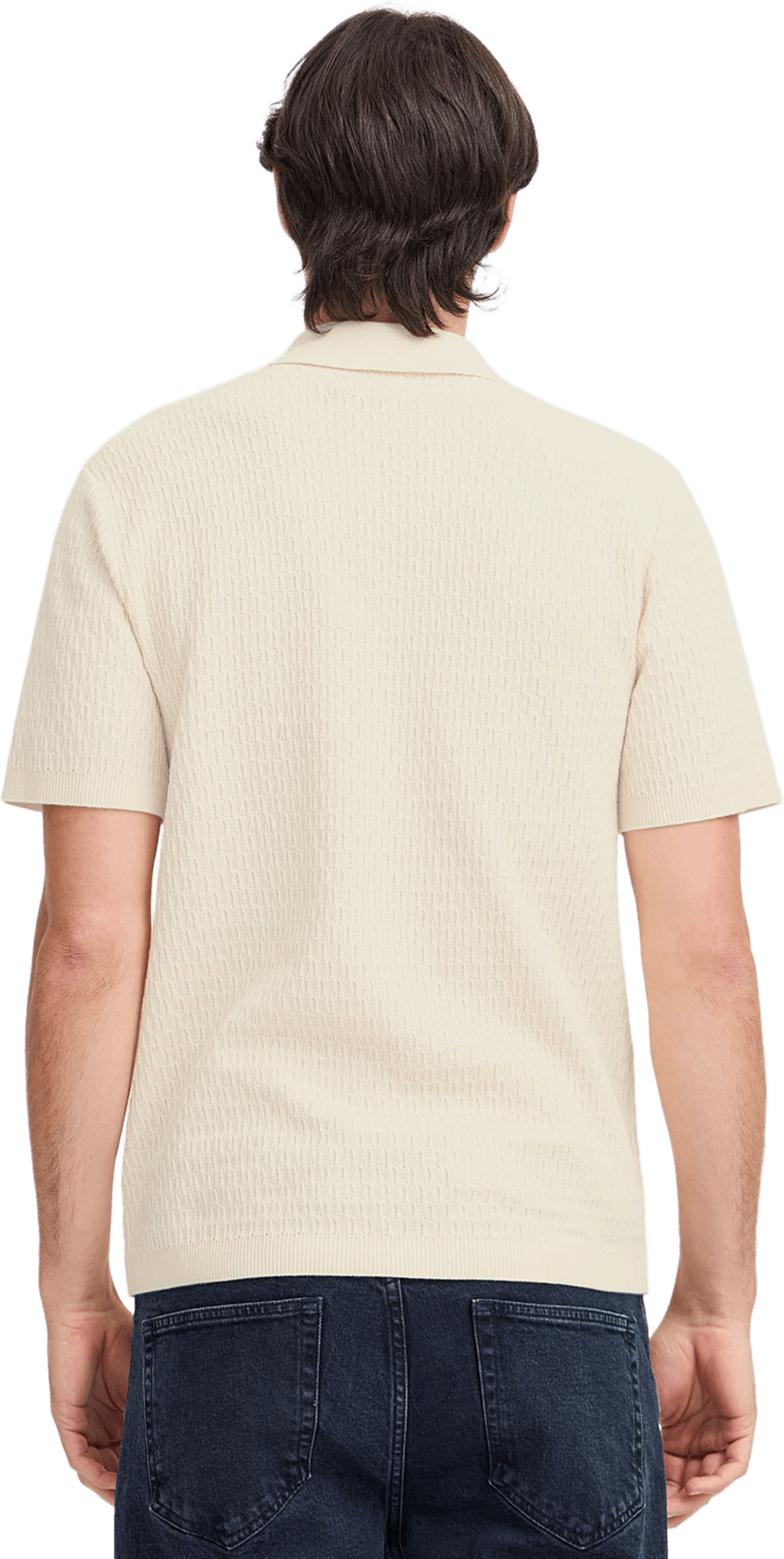 Cfjoe Ss Structured Polo Knit Pullover
