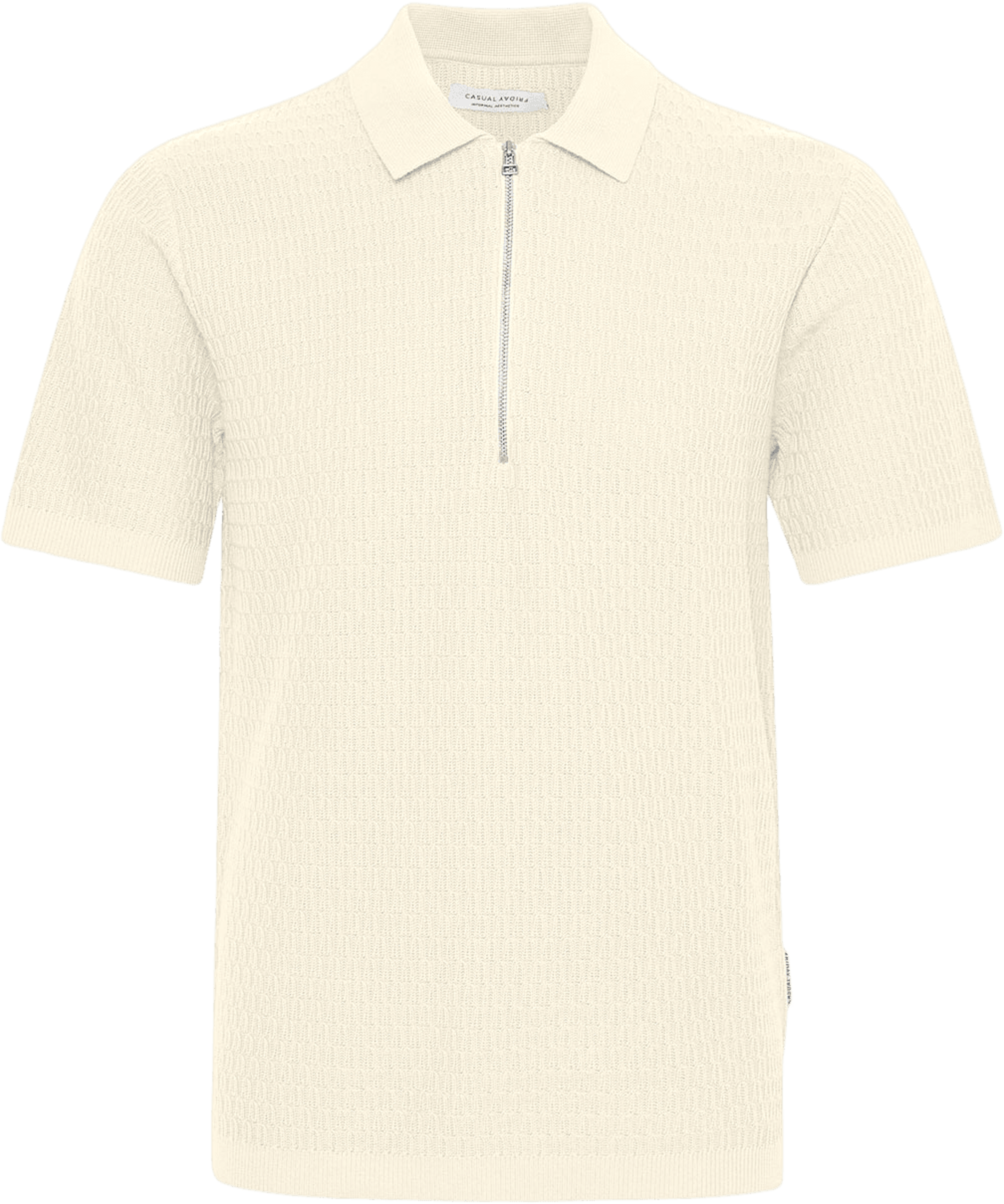Cfjoe Ss Structured Polo Knit Pullover